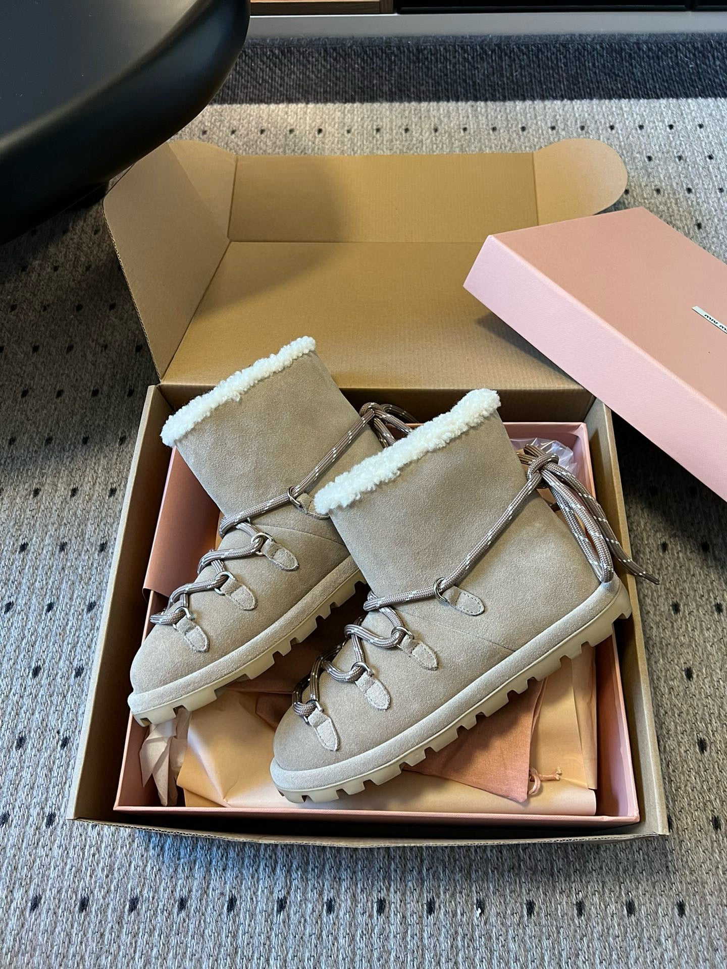 MIU M BOOTS