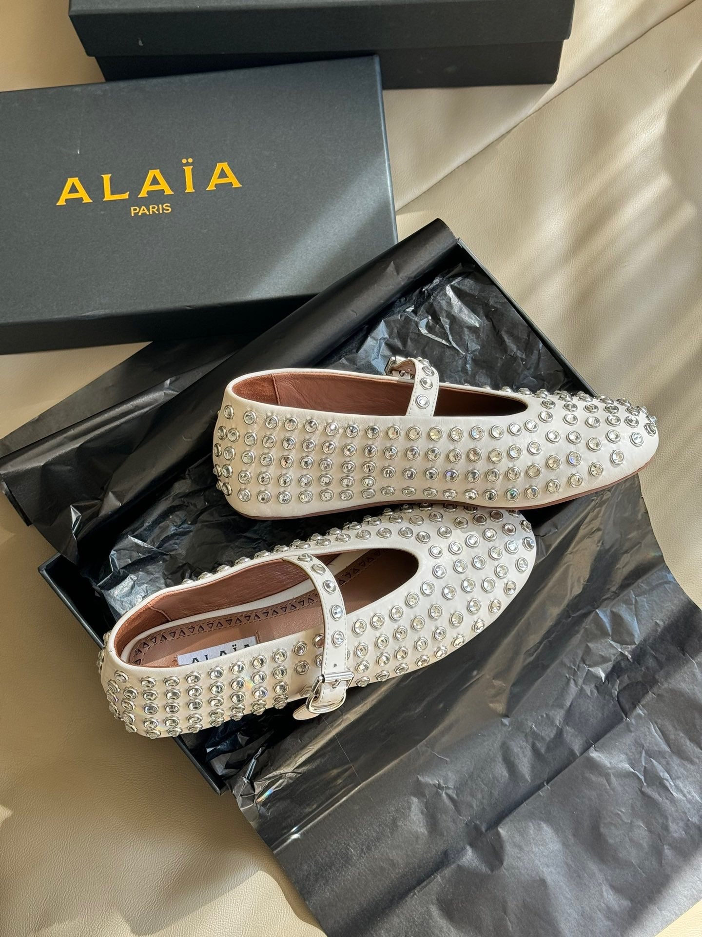 ALAIA BALLET FLATS