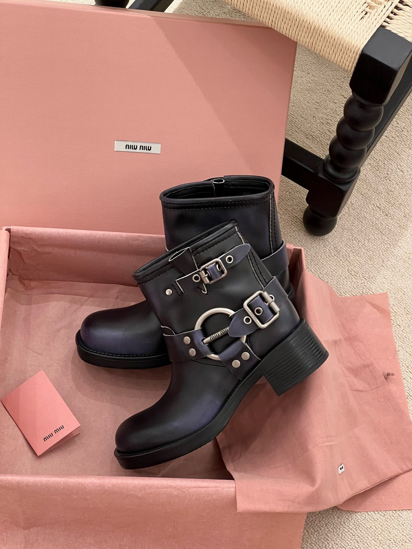 MIU M BOOTS