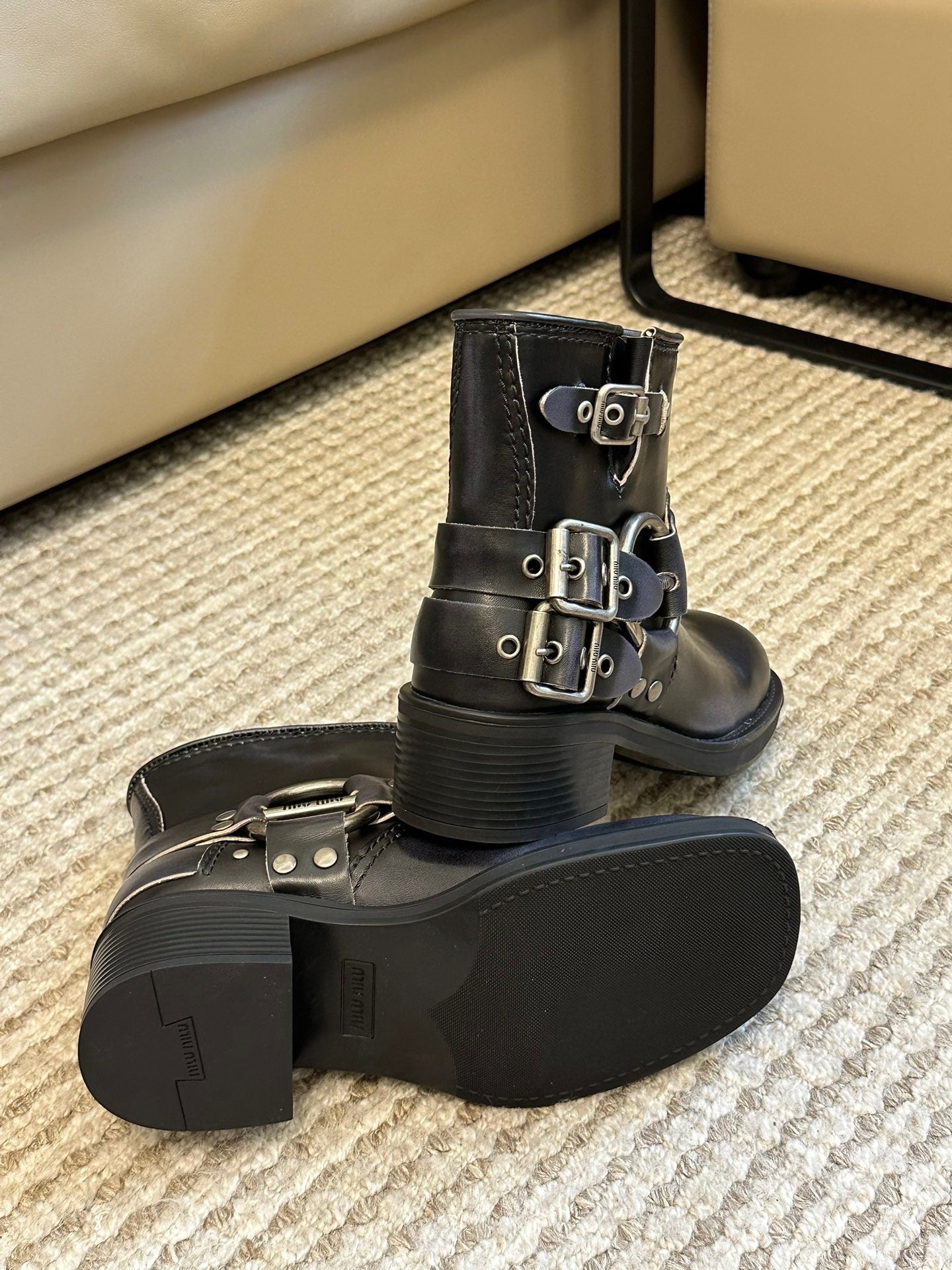 MIU M BOOTS