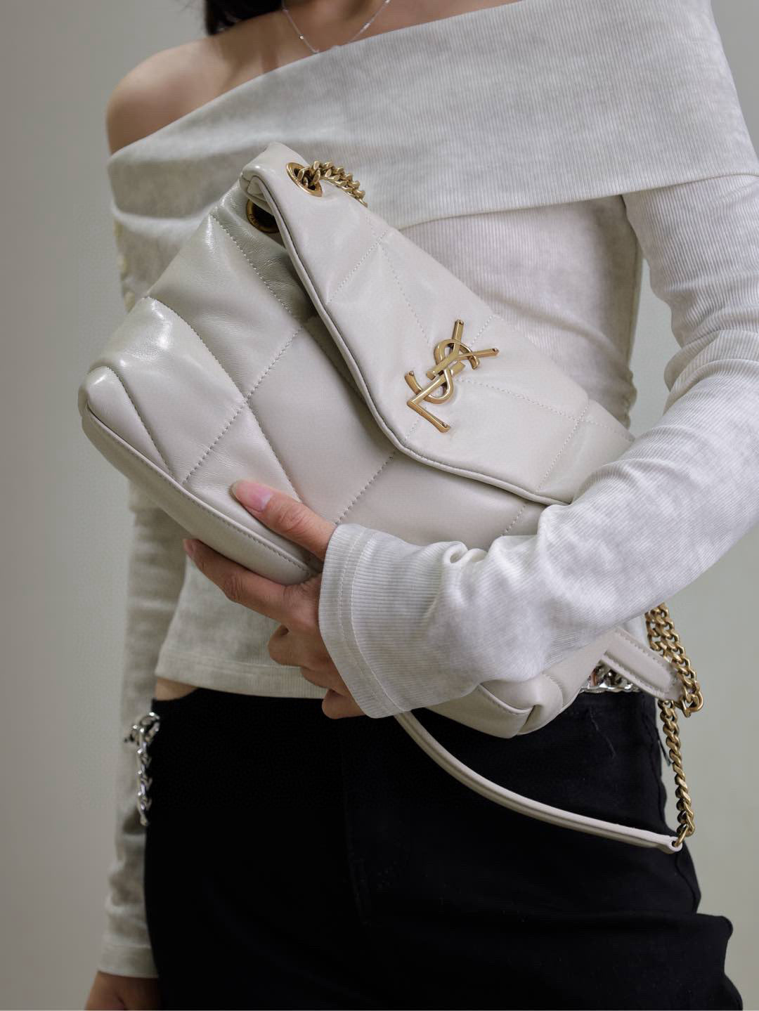 SL LOULOU PUFFER SMALL BAG