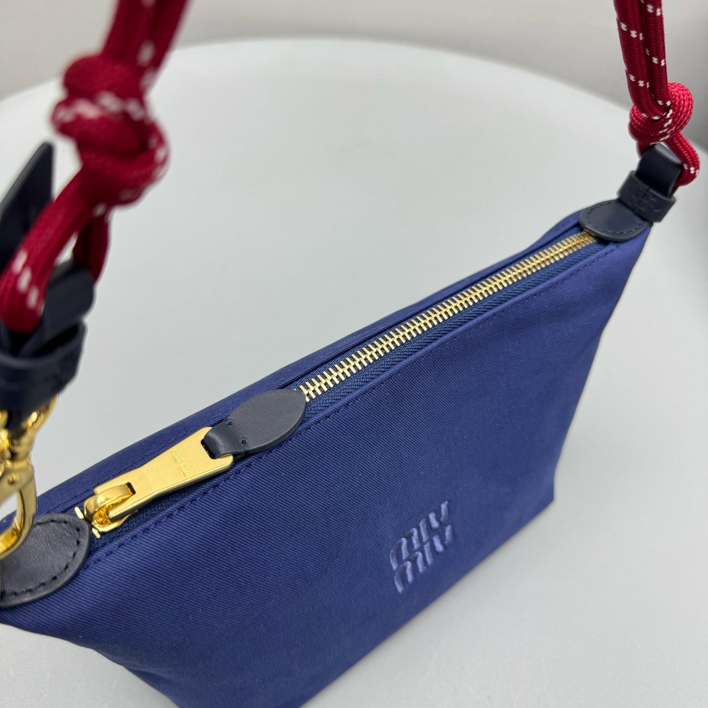 MIU M GABARDINE POUCH