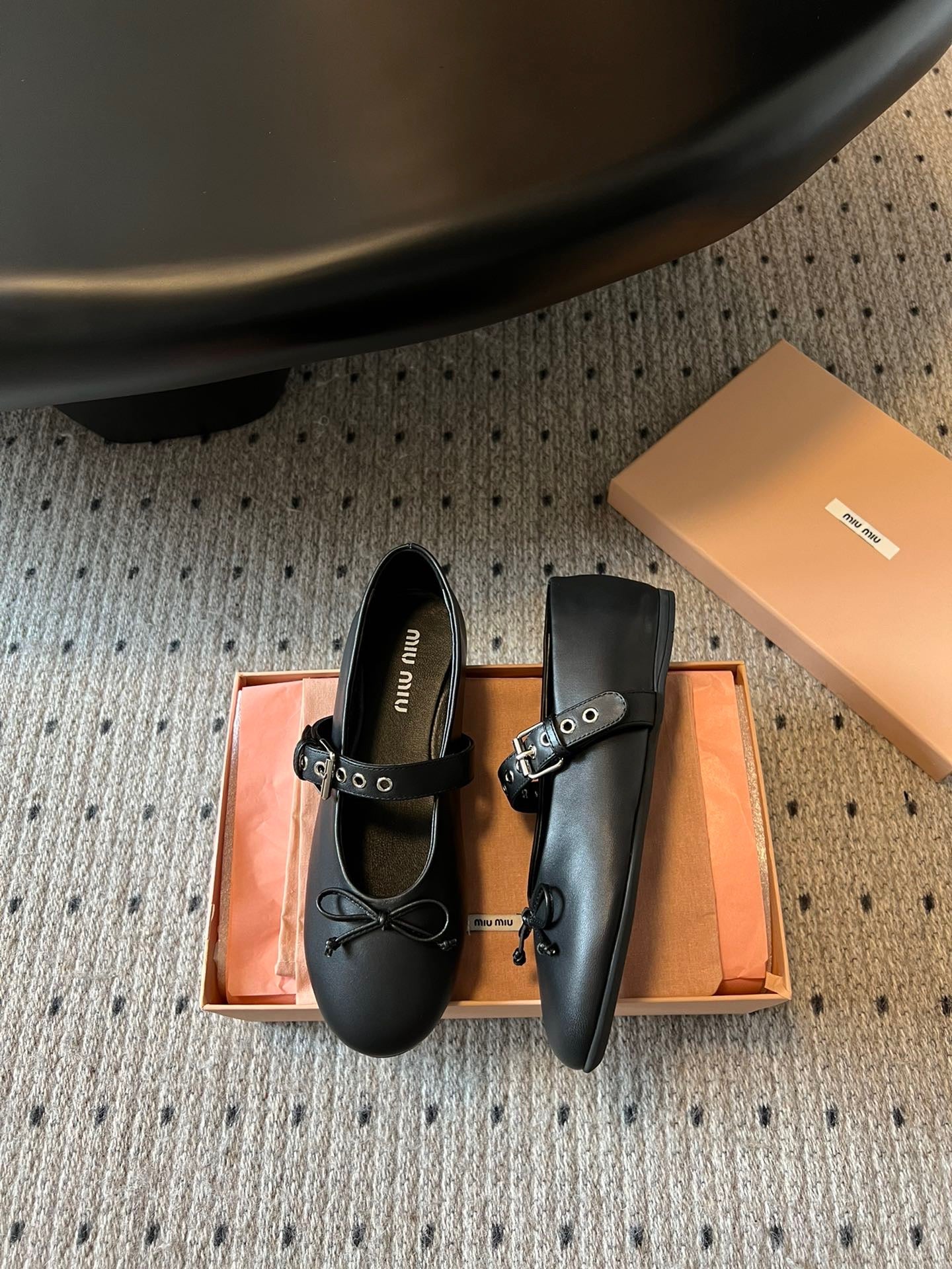 MIU M BALLERINA FLATS