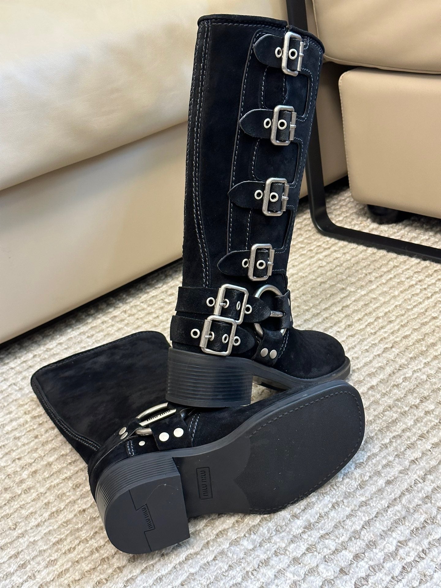 MIU M BOOTS