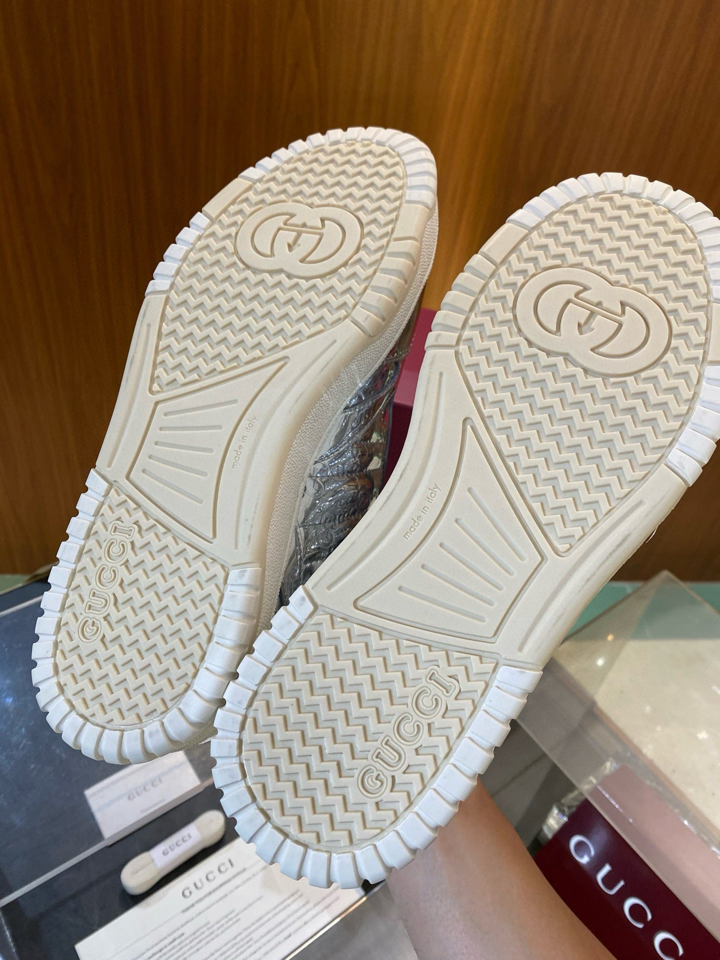 GG RE WEB SNEAKERS