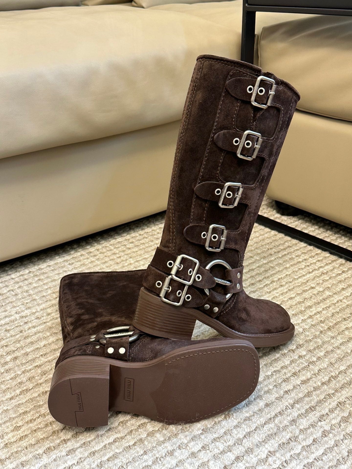 MIU M BOOTS