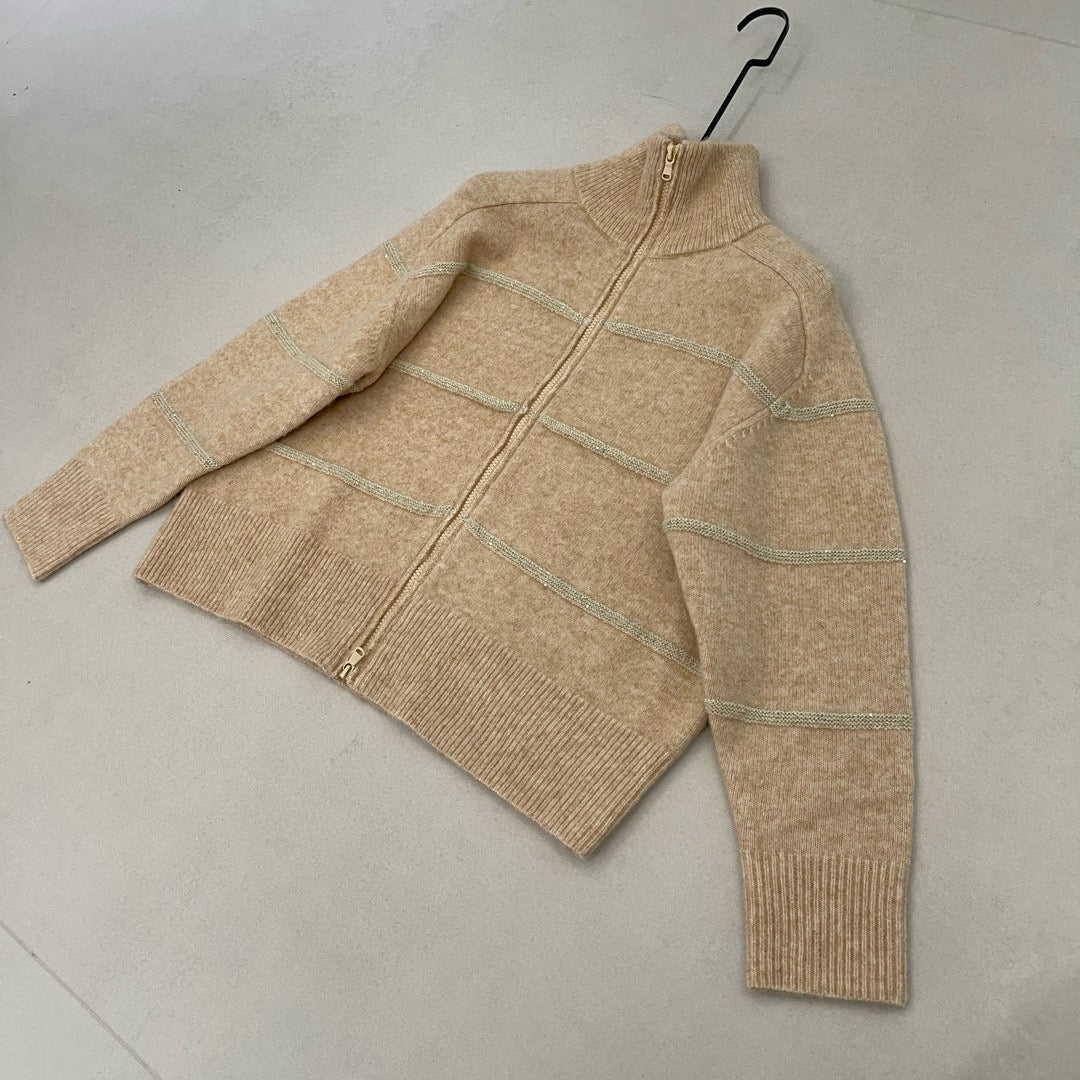 BRUNELLO C ZIP CARDIGAN