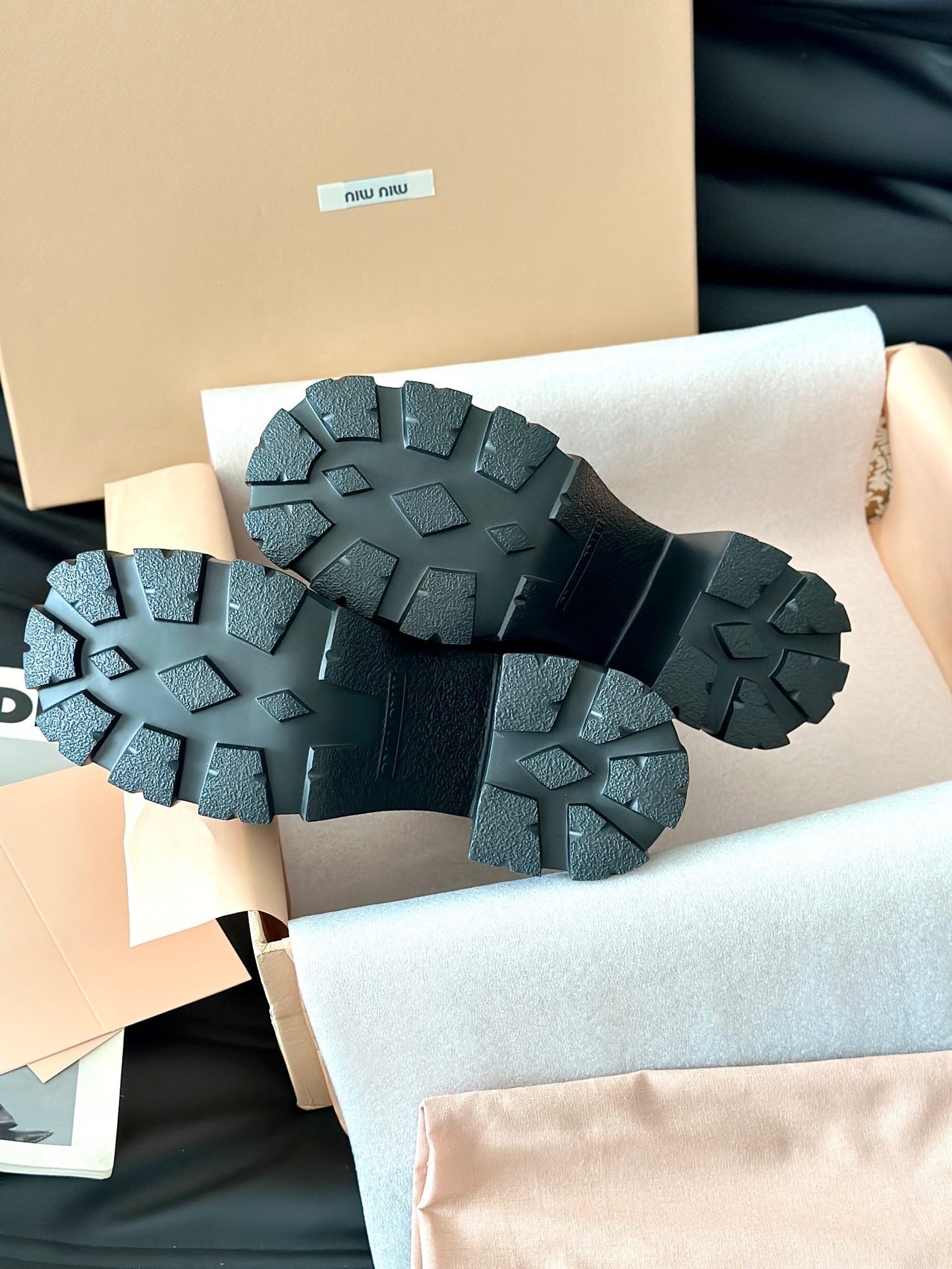 MIU M BOOTS