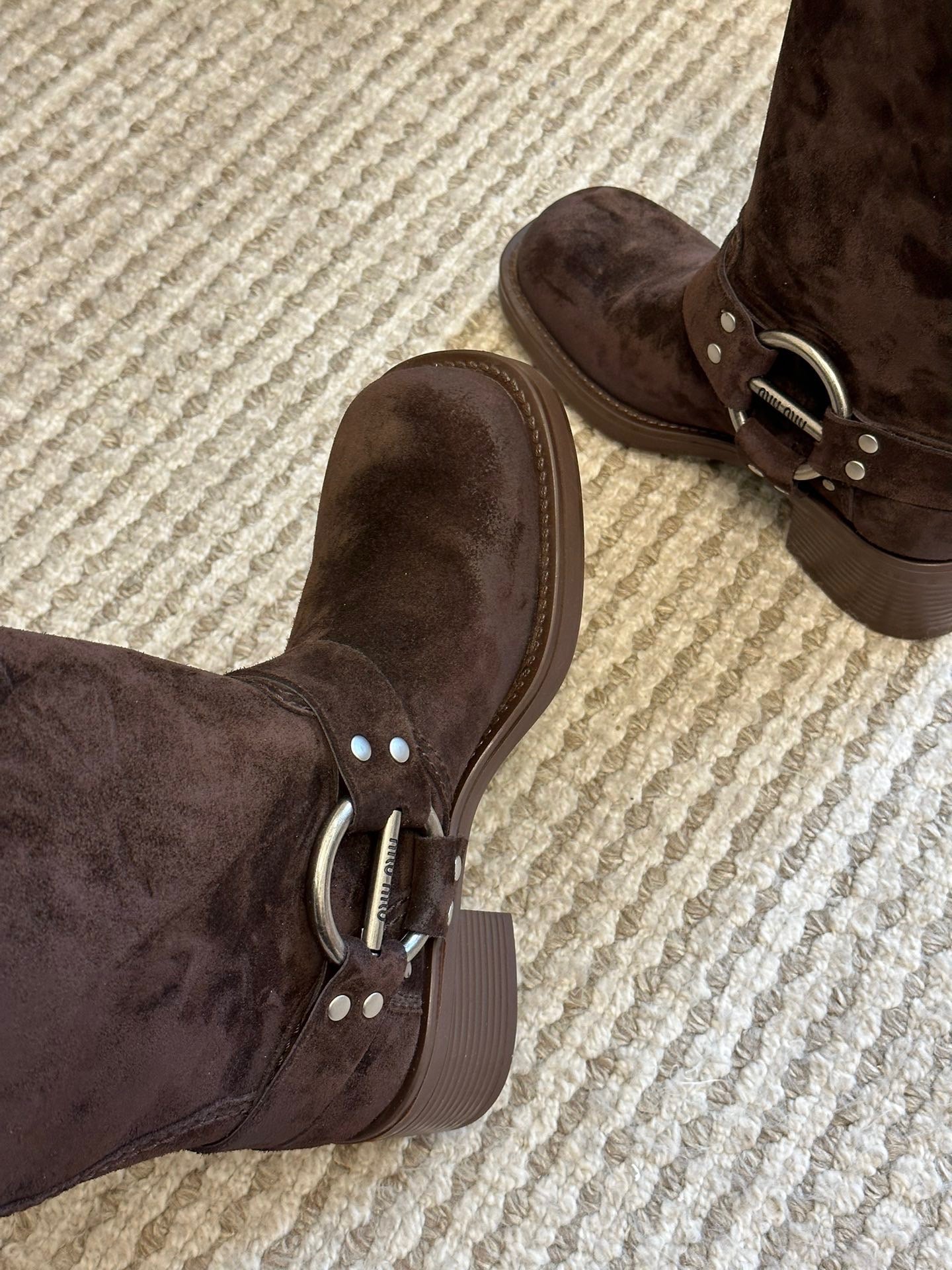 MIU M BOOTS