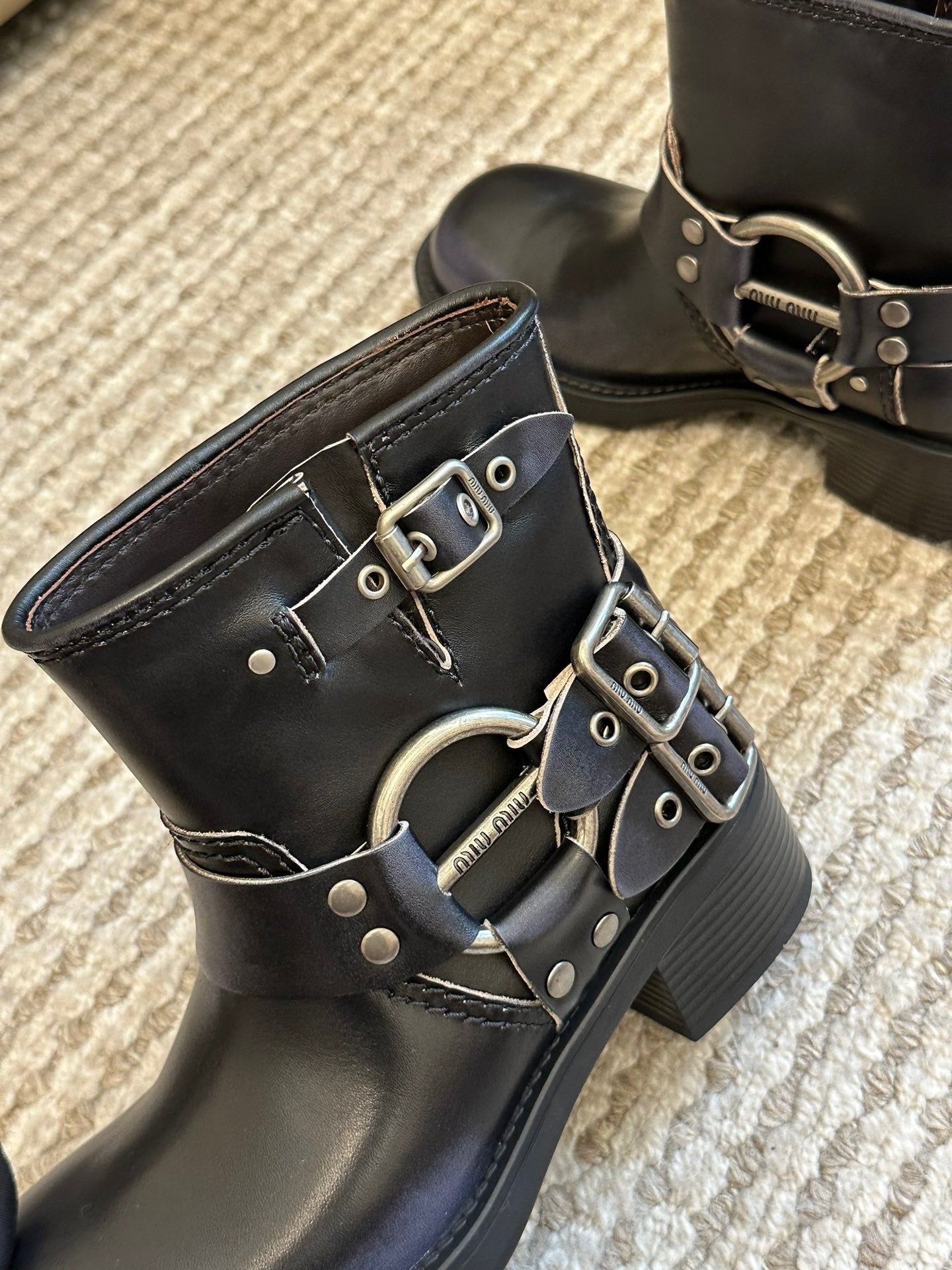 MIU M BOOTS
