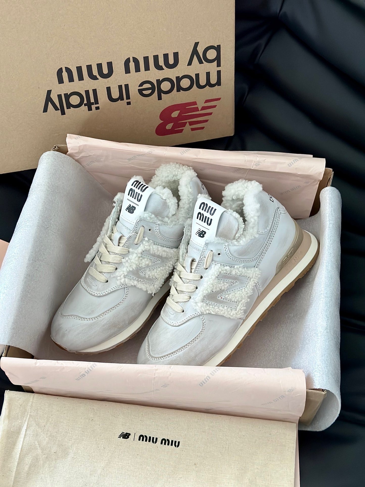 MIU M x NEW BALANCE TRAINERS