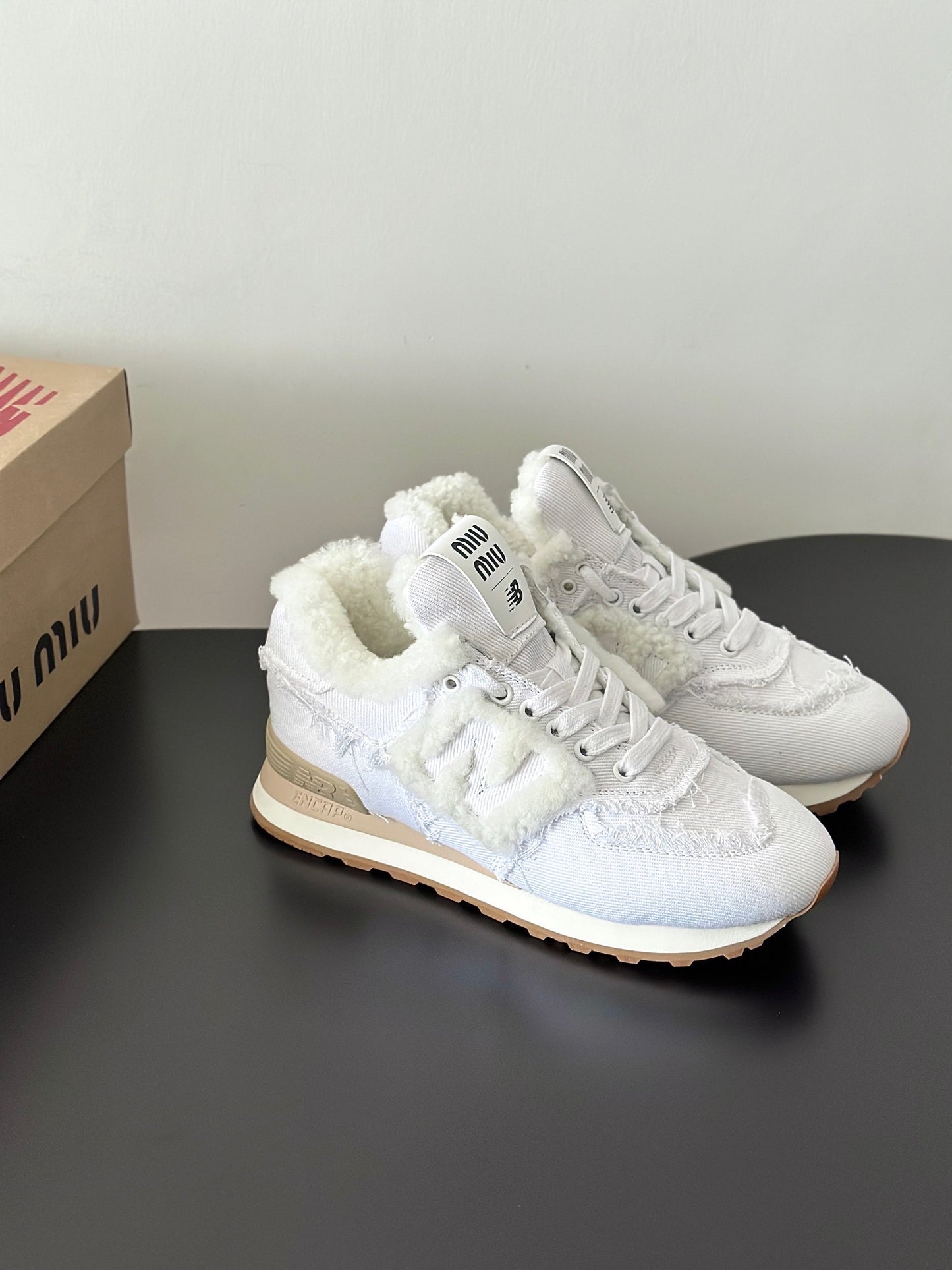 MIU M x NEW BALANCE TRAINERS