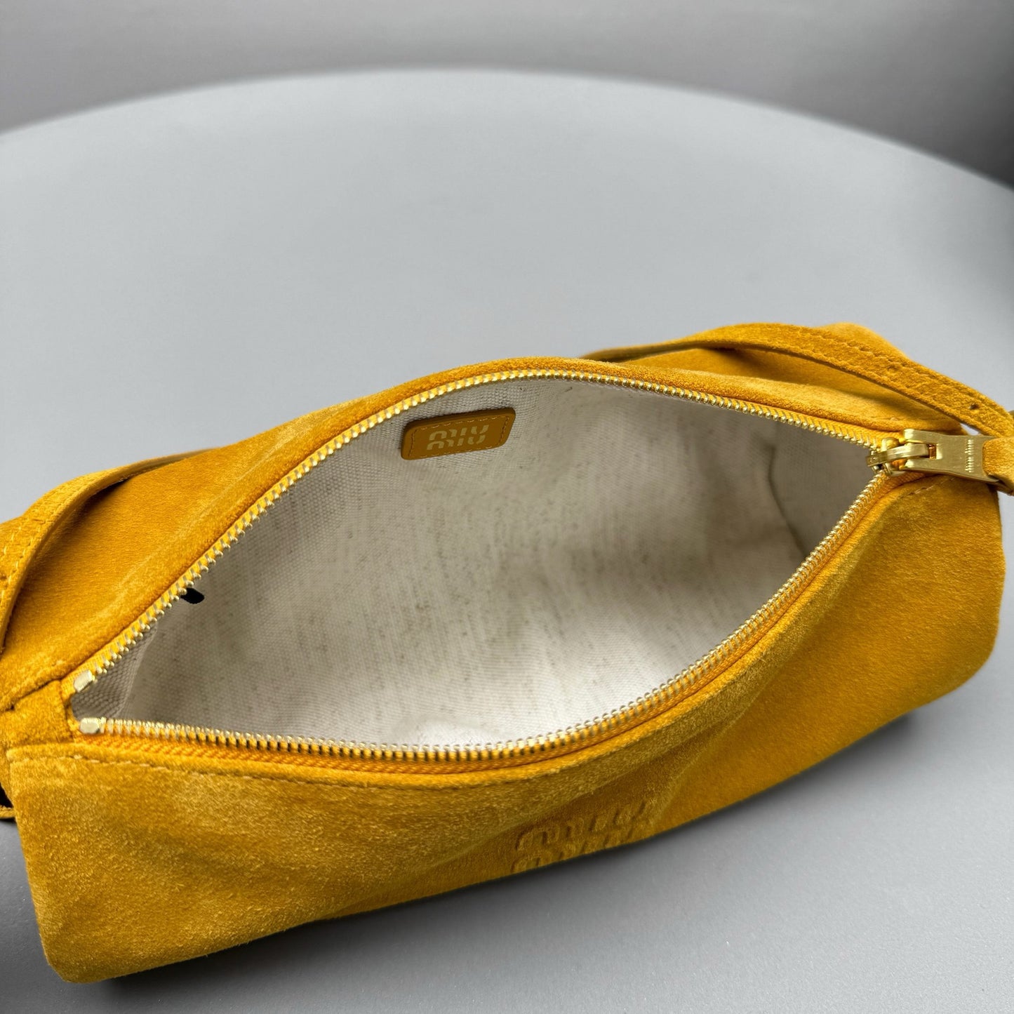 MIU M SUEDE POUCH