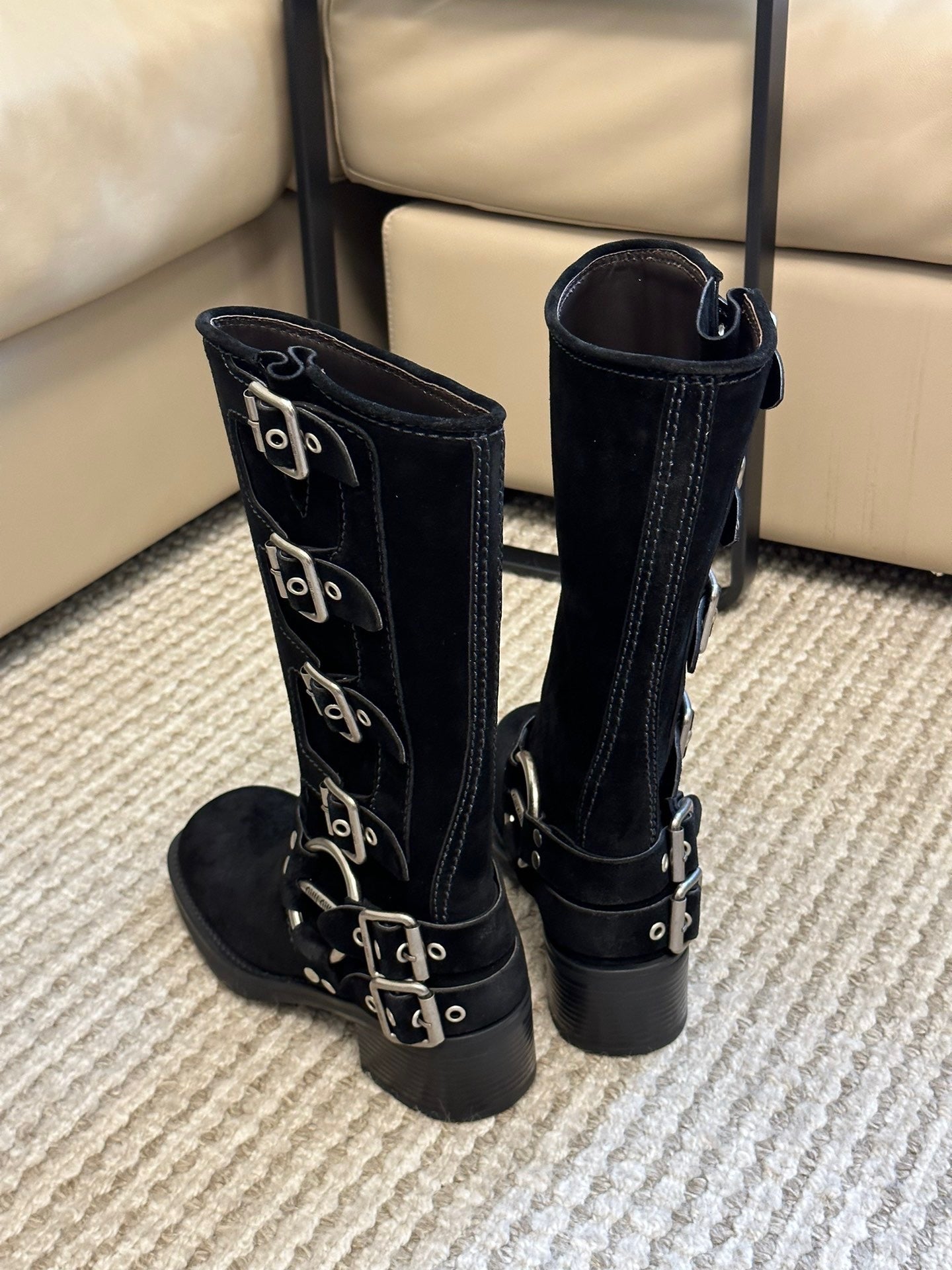 MIU M BOOTS