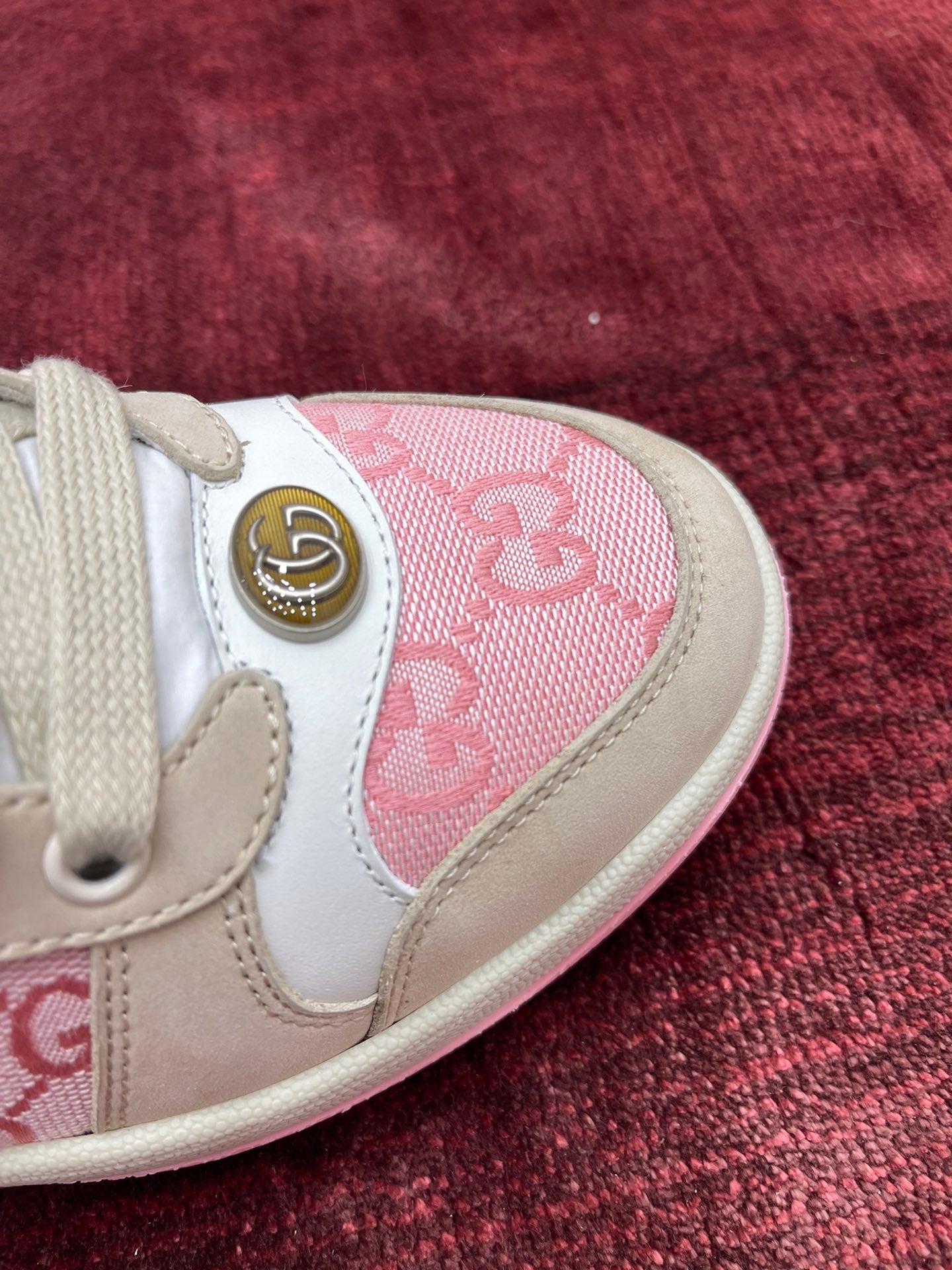 GG SCREENER LEATHER SNEAKERS