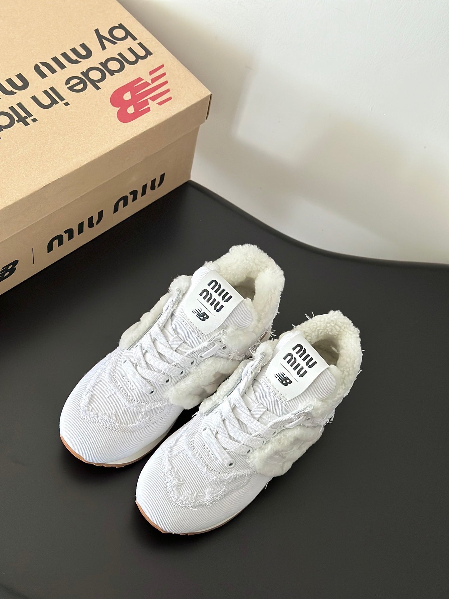 MIU M x NEW BALANCE TRAINERS