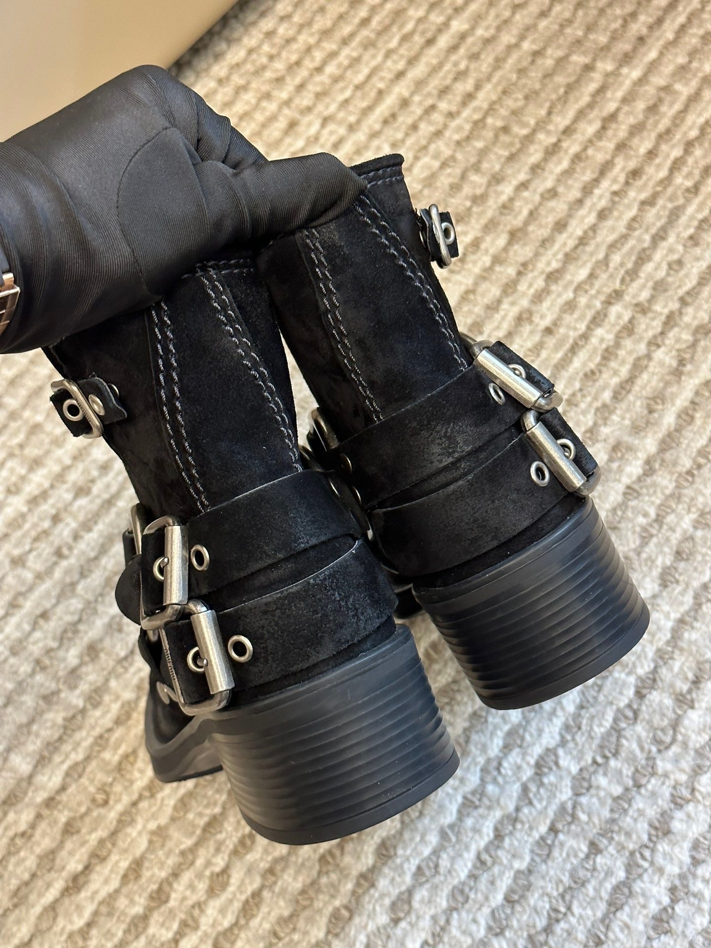 MIU M BOOTS