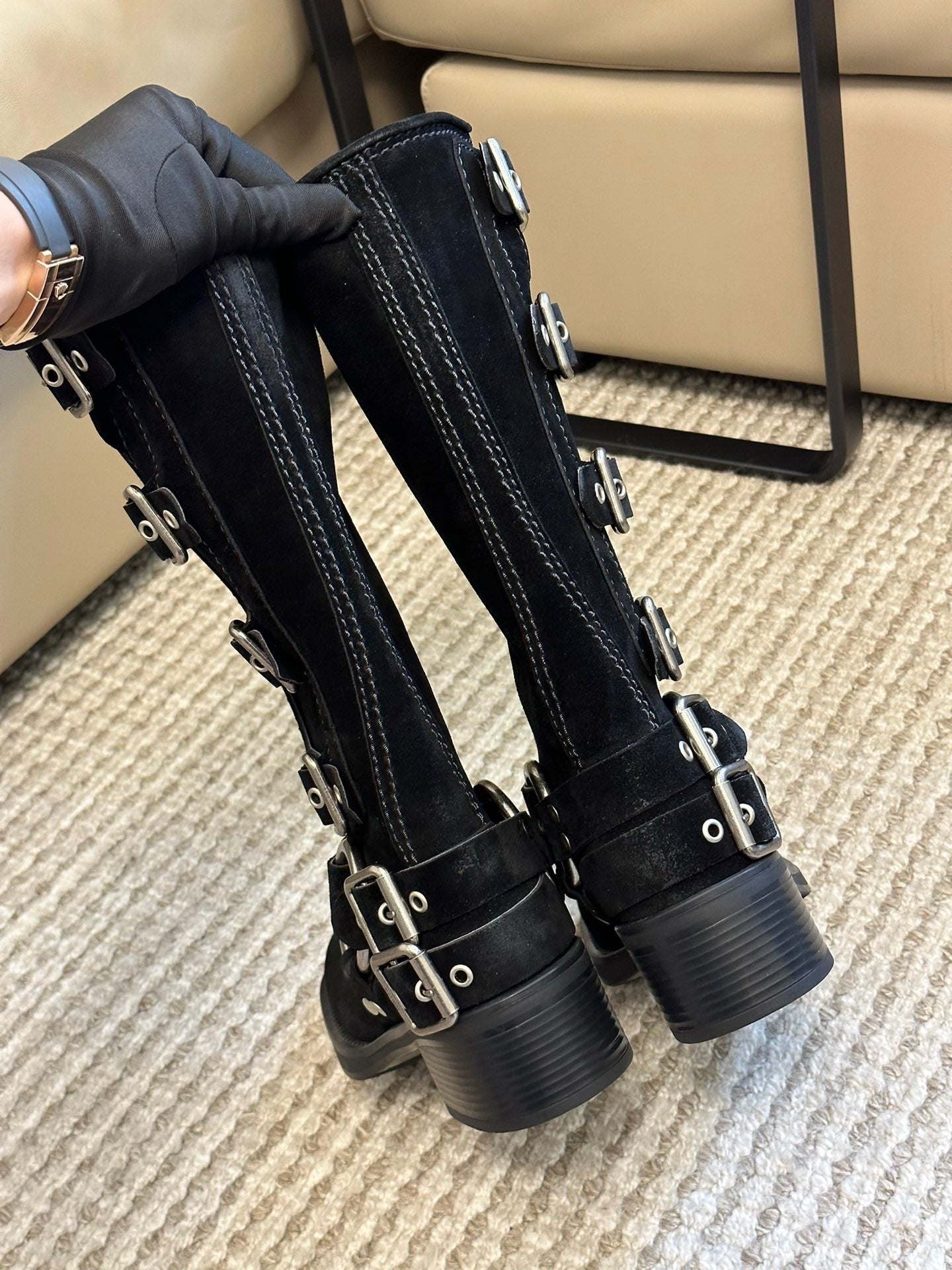 MIU M BOOTS