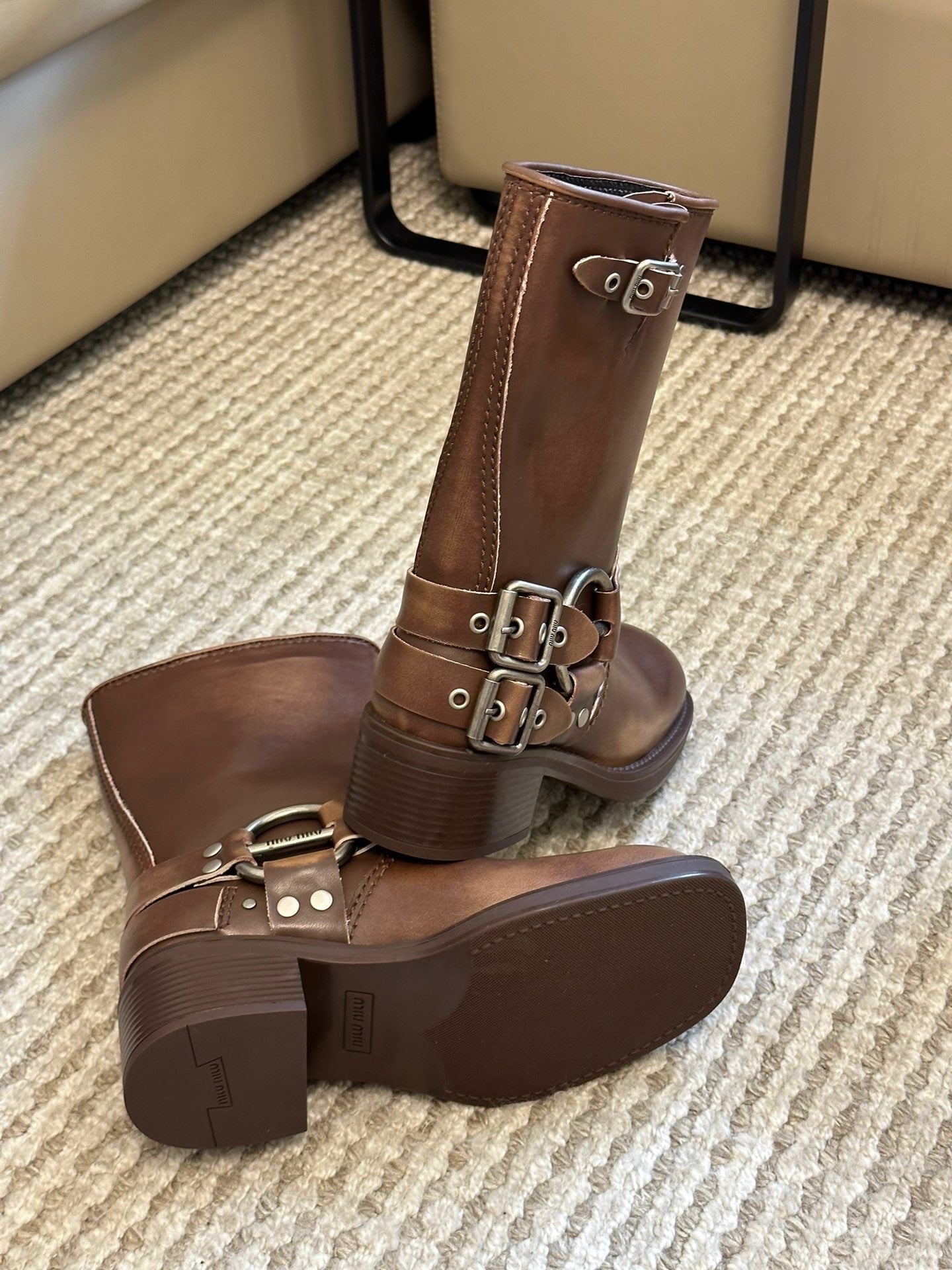 MIU M BOOTS