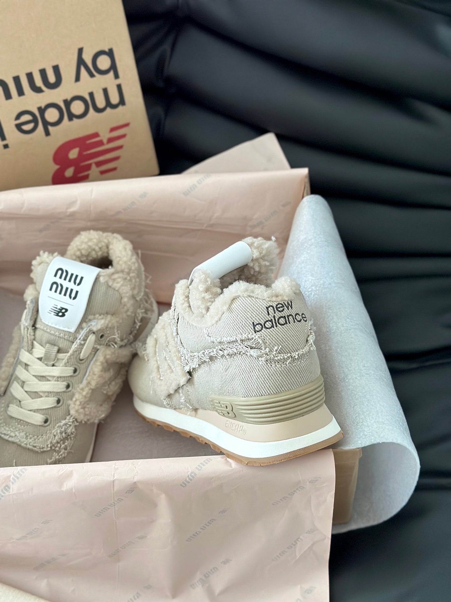 MIU M x NEW BALANCE TRAINERS