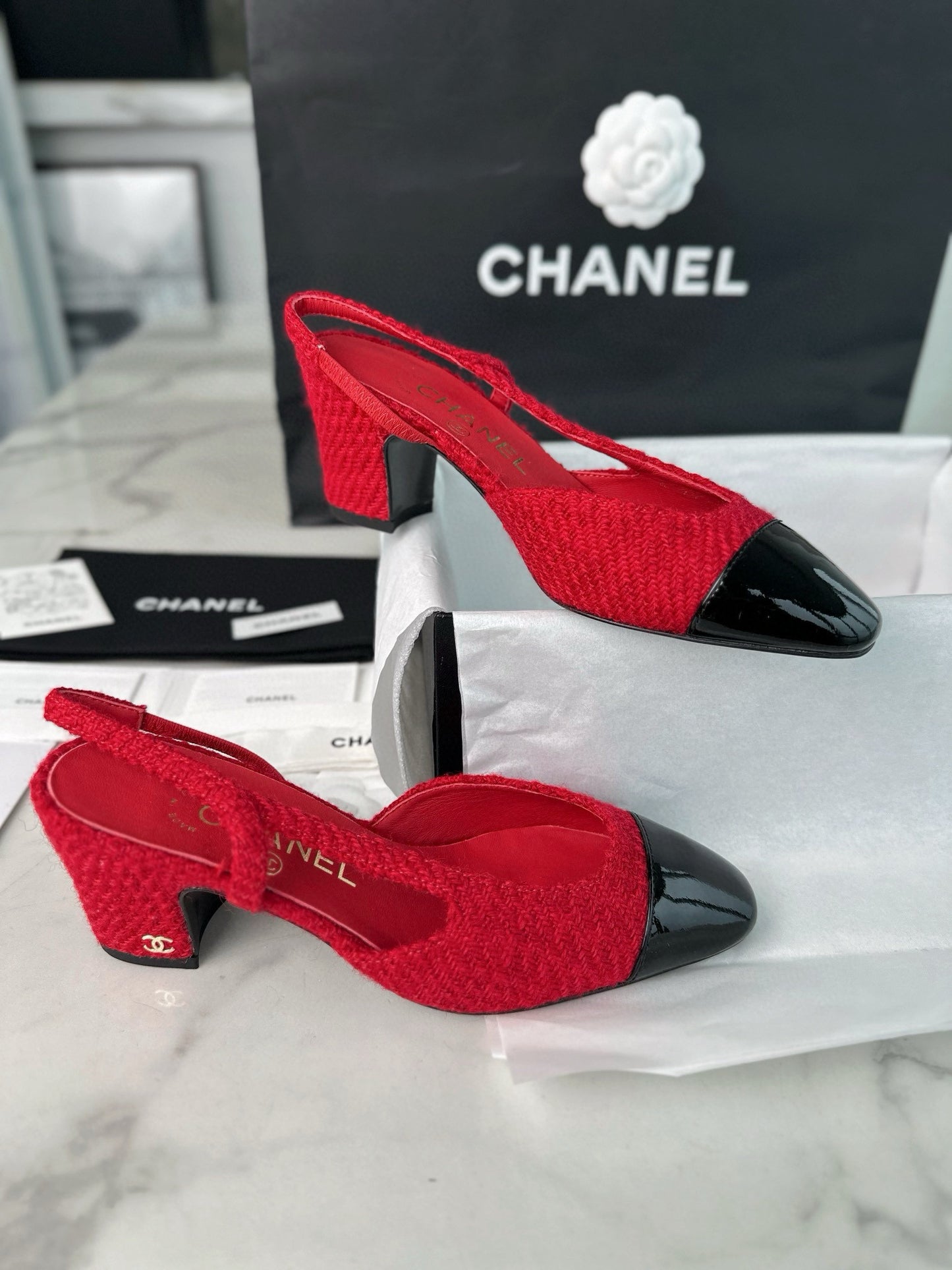 CC SLINGBACK HEELS