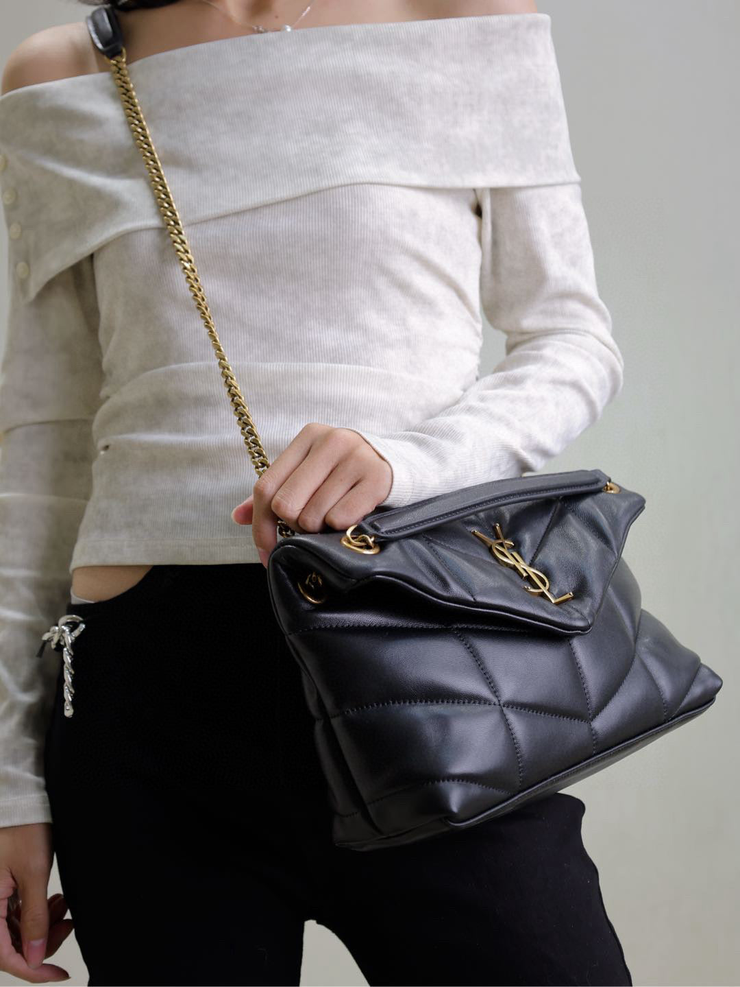 SL LOULOU PUFFER SMALL BAG