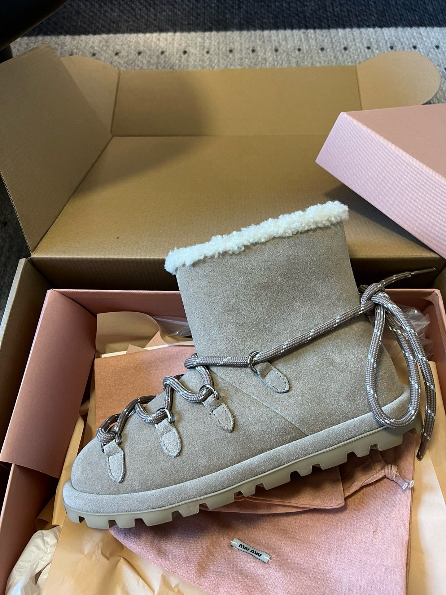 MIU M BOOTS