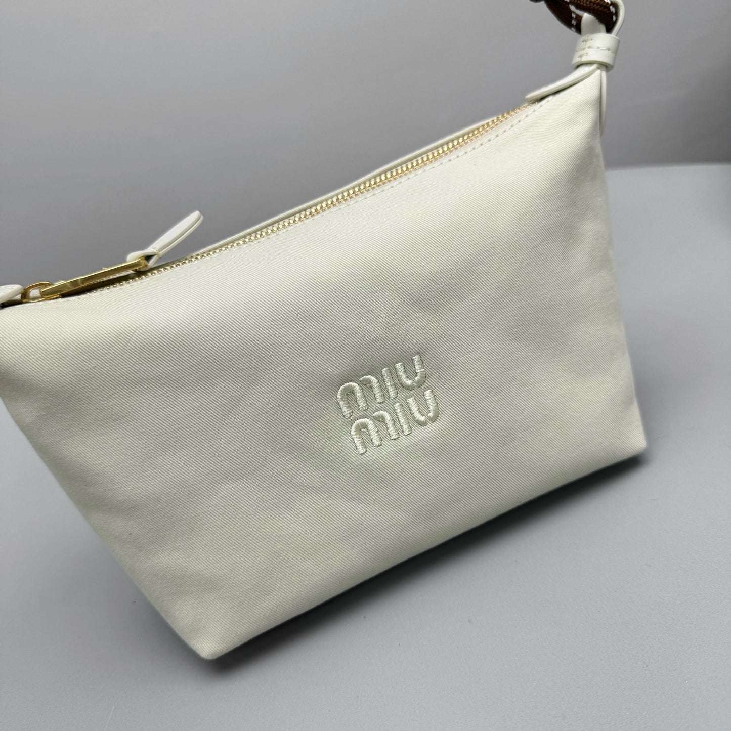 MIU M GABARDINE POUCH