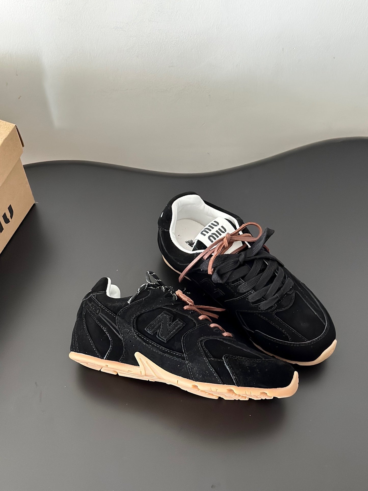 MIU M x NEW BALANCE TRAINERS