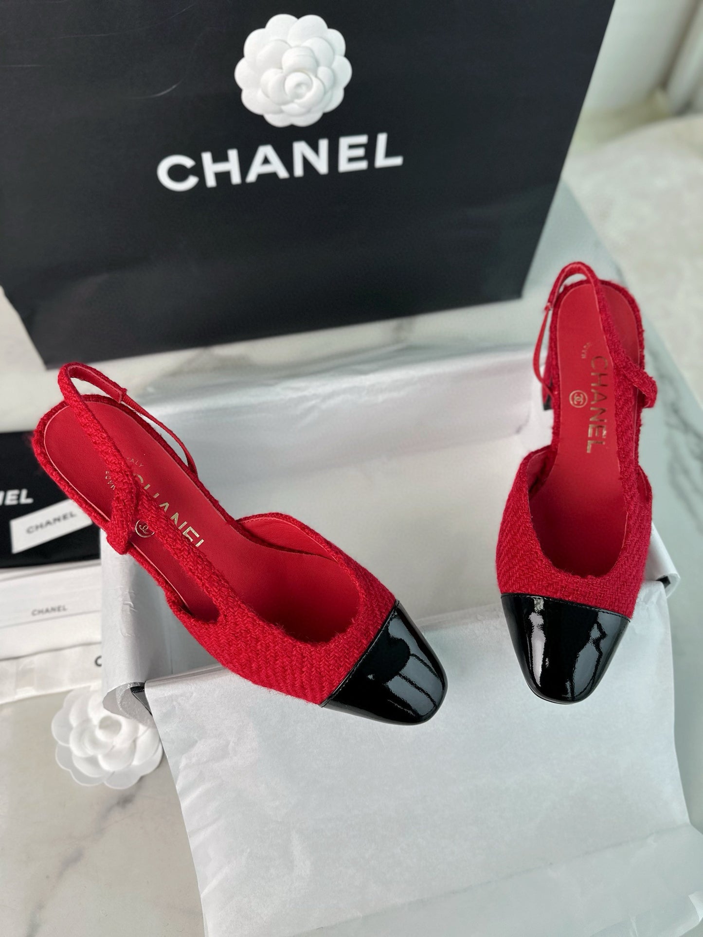 CC SLINGBACK HEELS