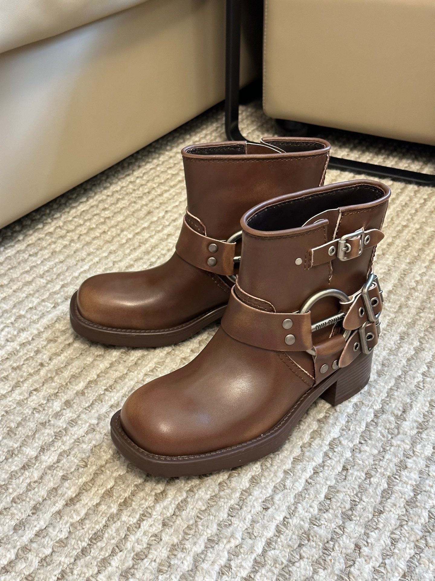 MIU M BOOTS