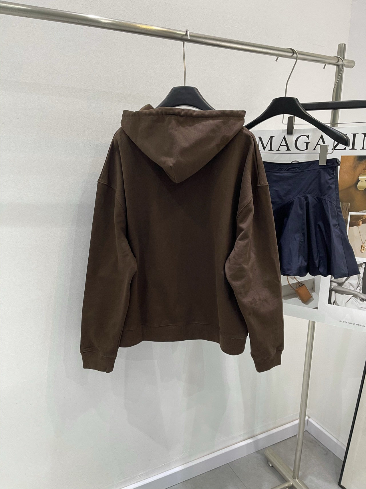 MIU M ZIP HOODIE