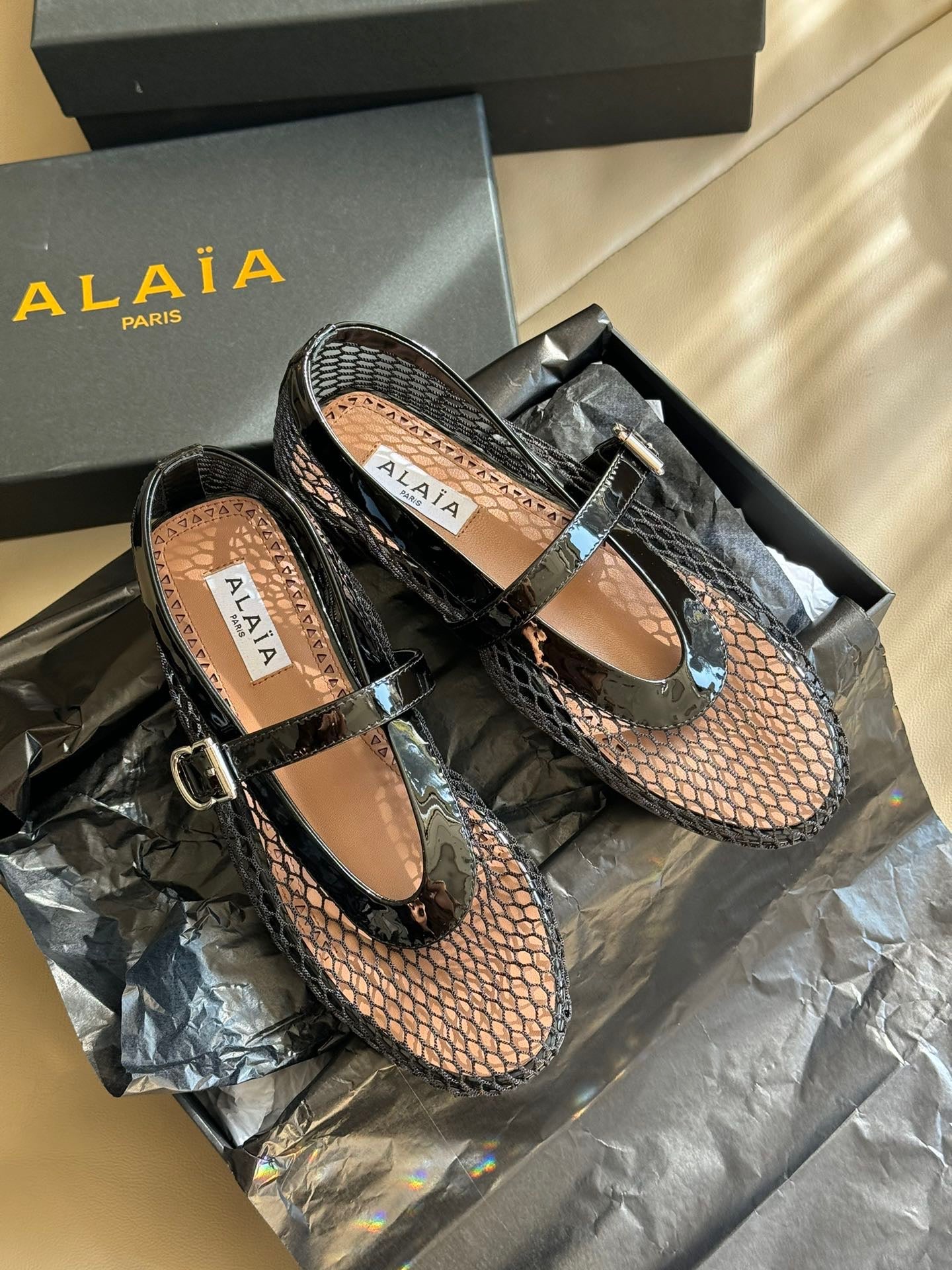 ALAIA BALLET FLATS