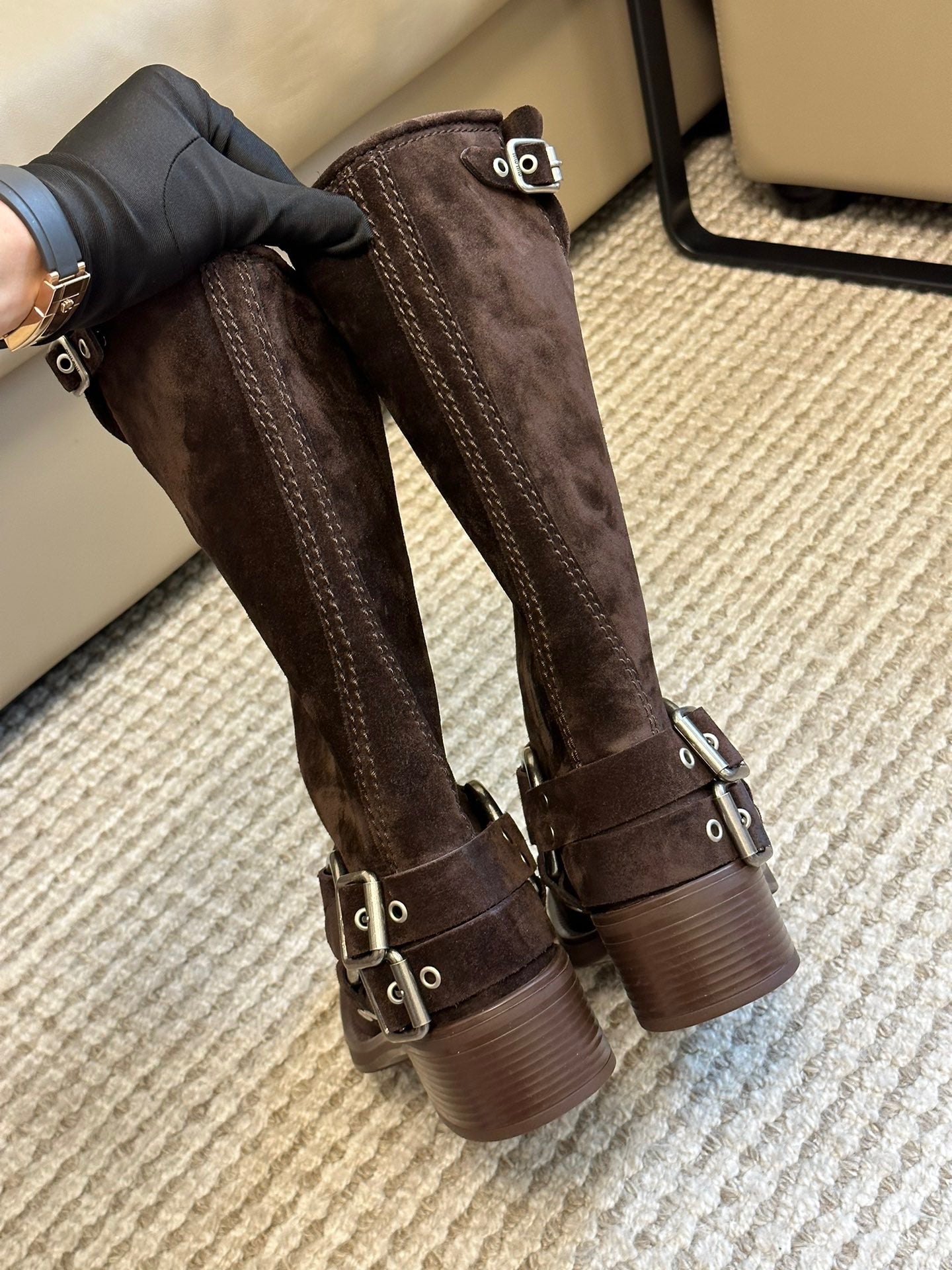 MIU M BOOTS