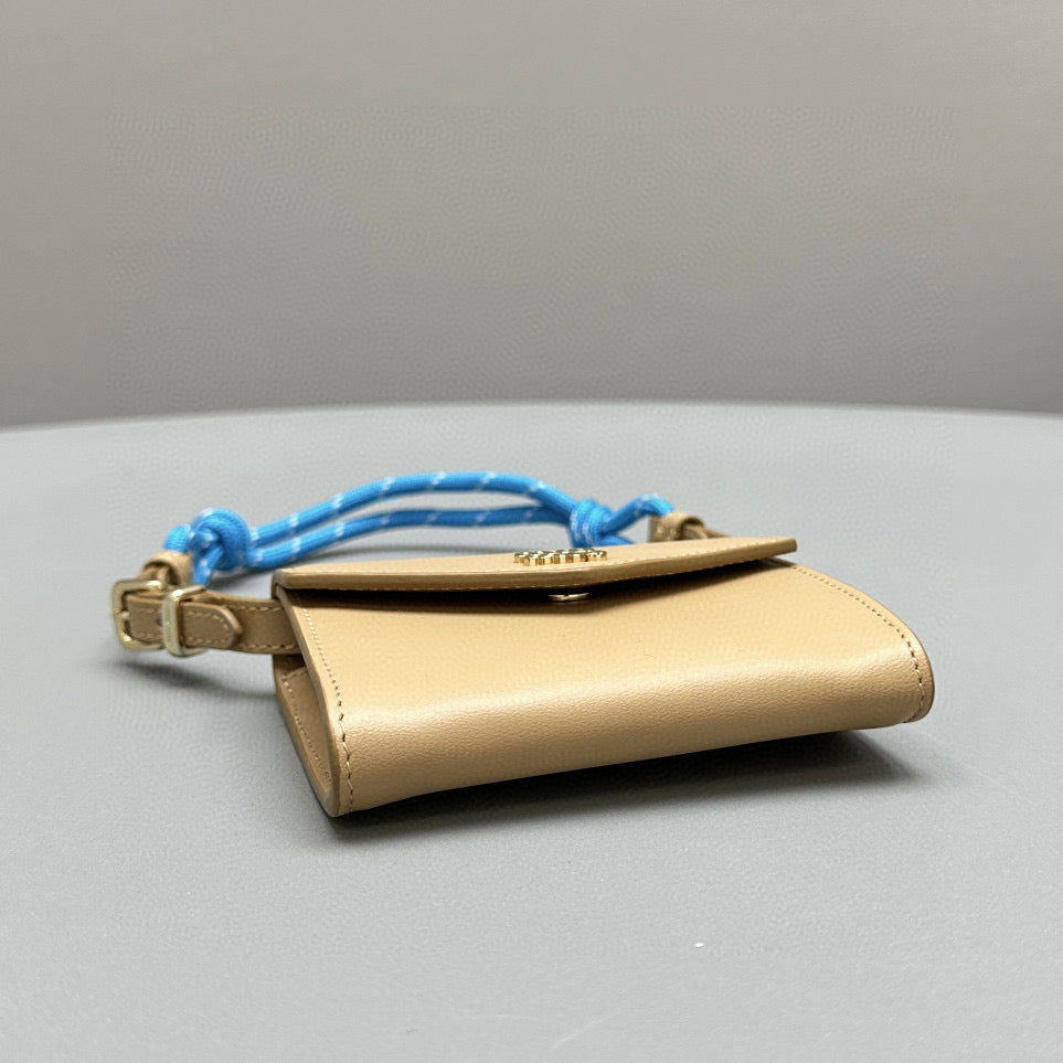 MIU M SHOULDER STRAP WALLET