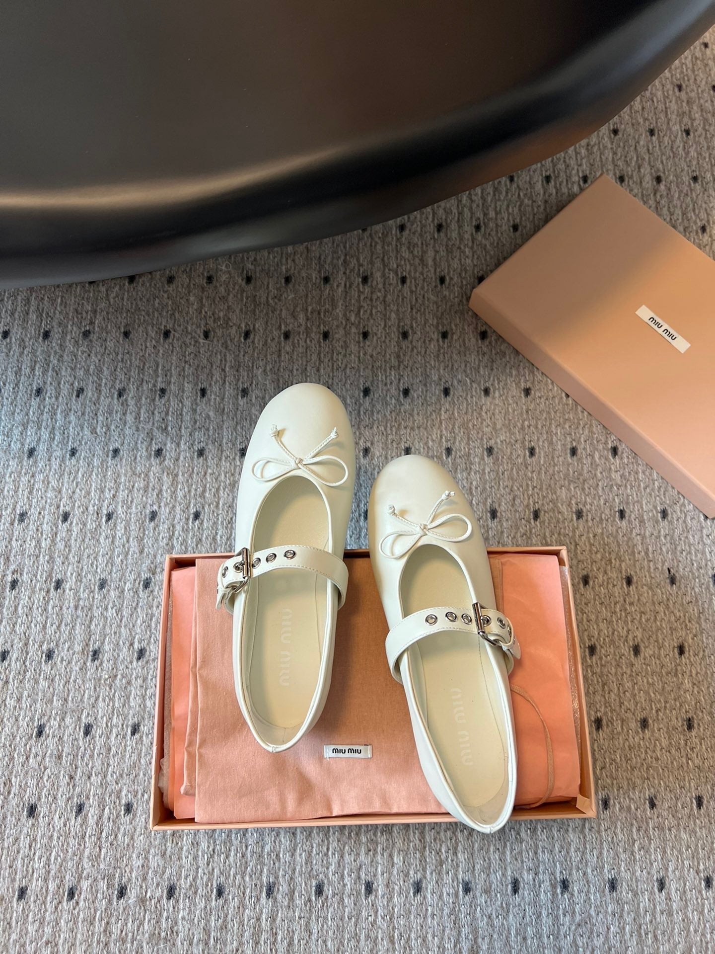 MIU M BALLERINA FLATS