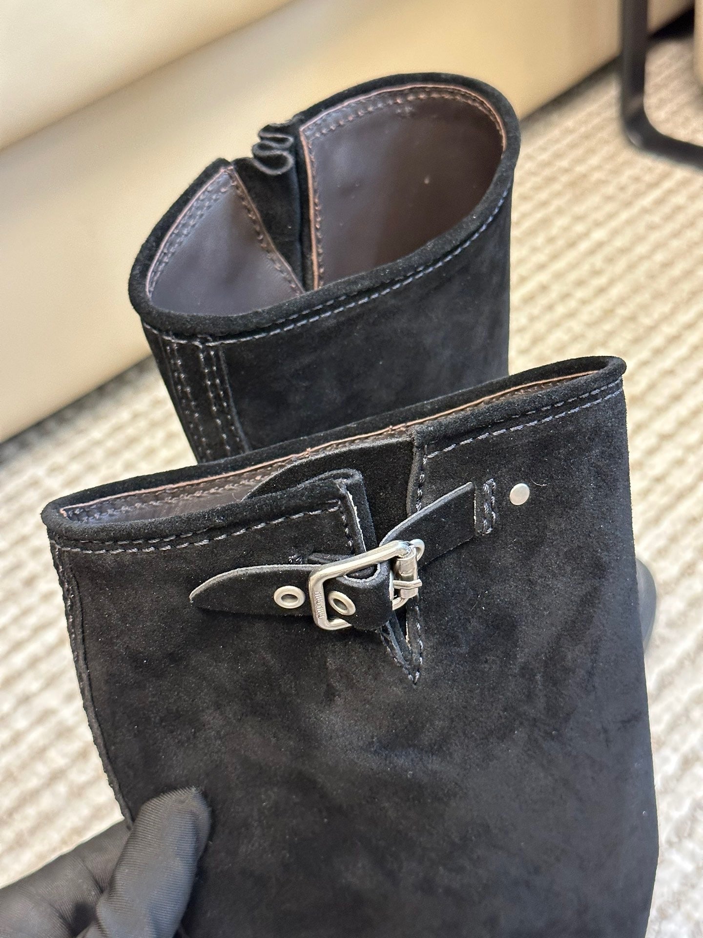 MIU M BOOTS