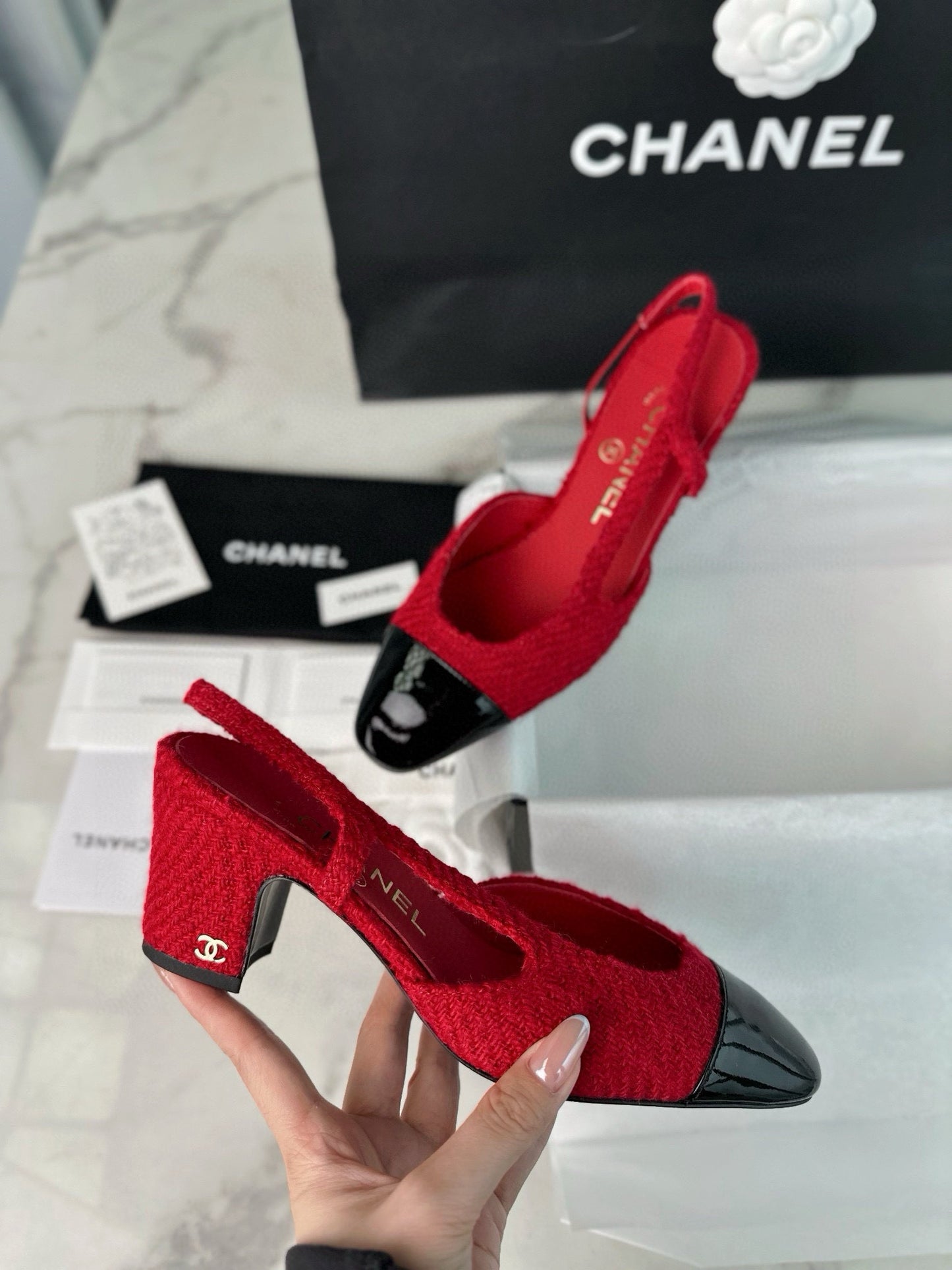 CC SLINGBACK HEELS