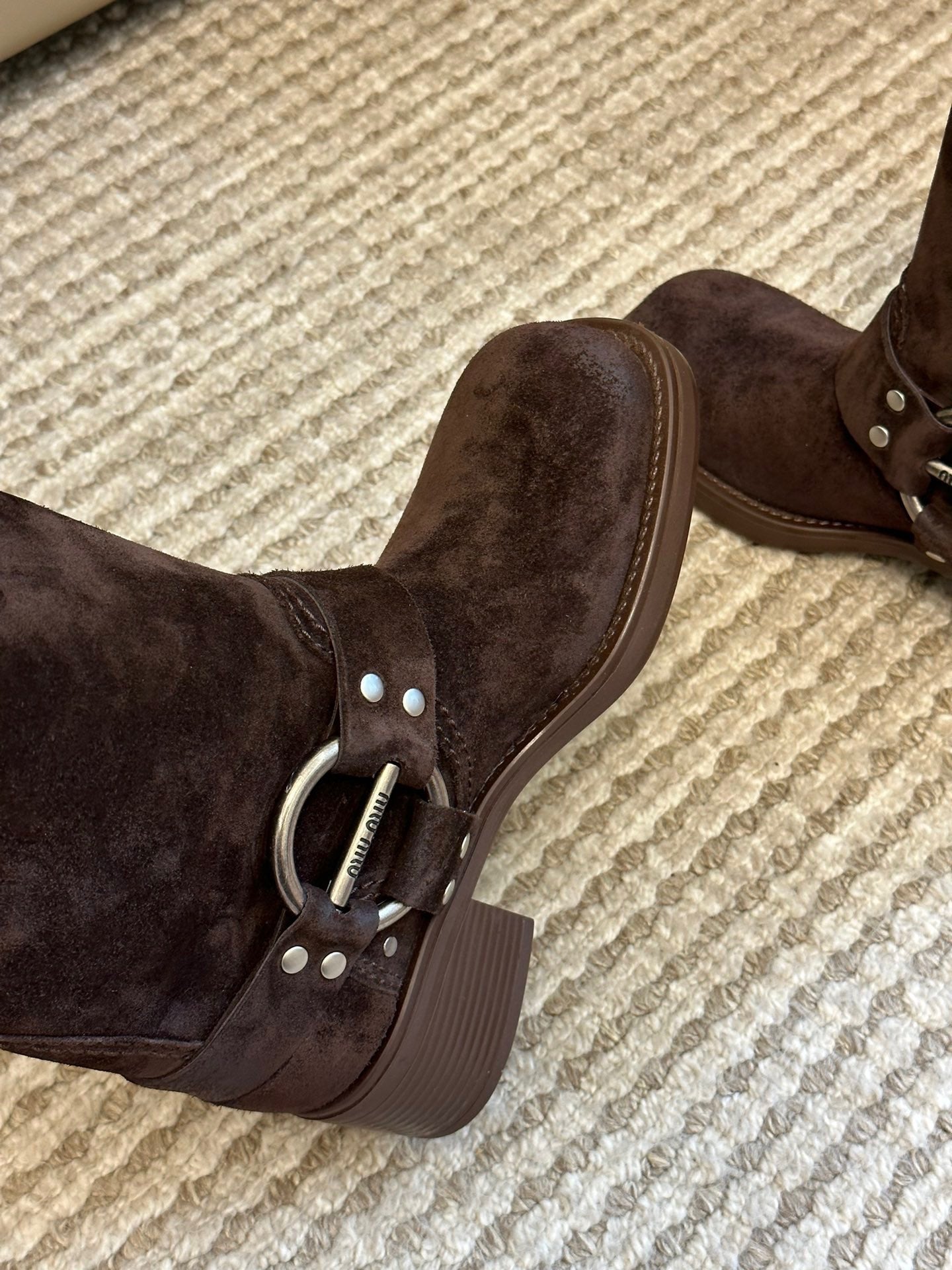 MIU M BOOTS