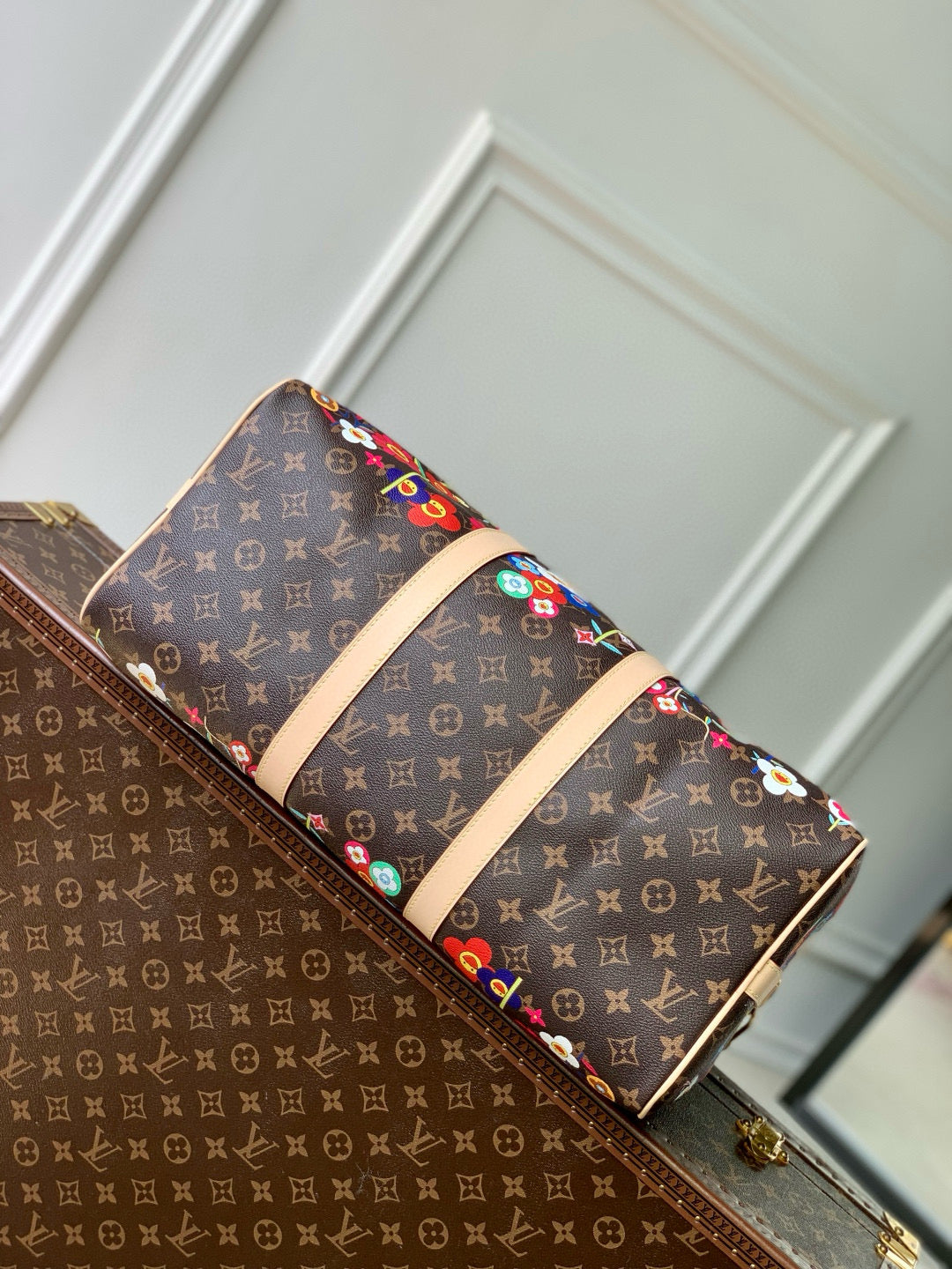 LOU x MURAKAMI KEEPALL 45 BAG