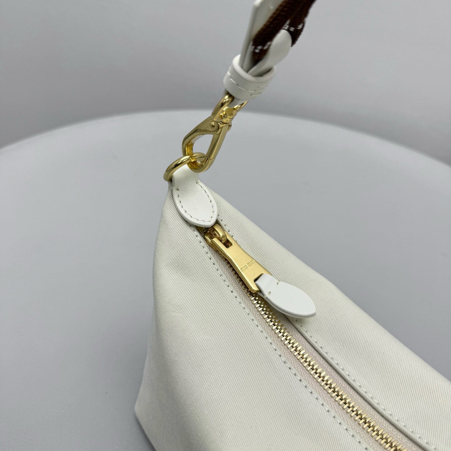 MIU M GABARDINE POUCH