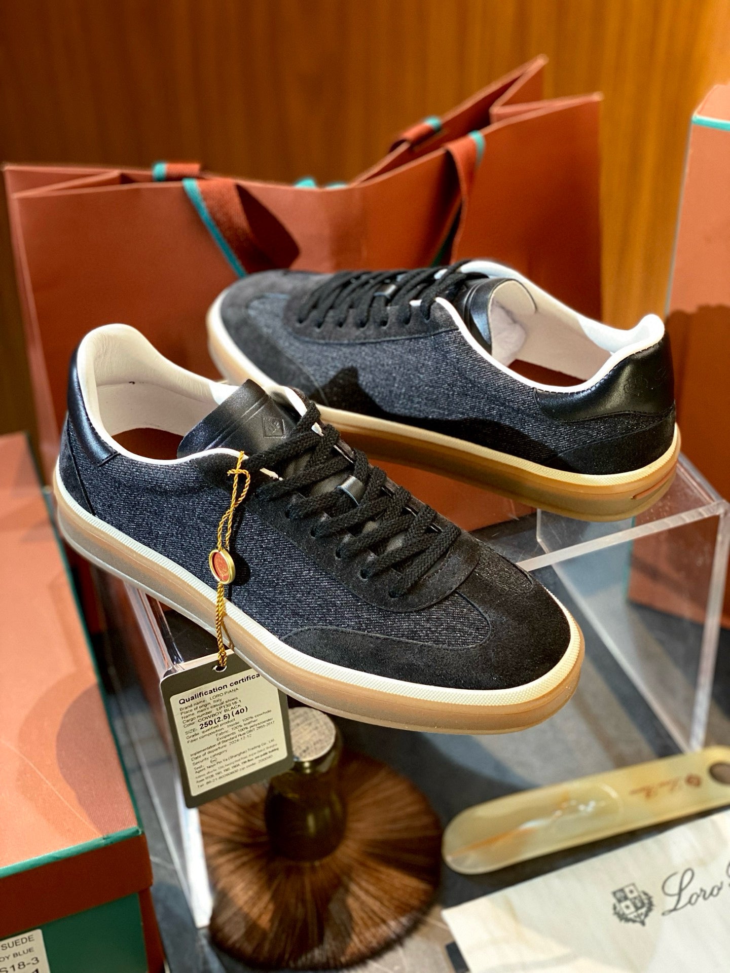 LORO P TENNIS WALK TRAINERS