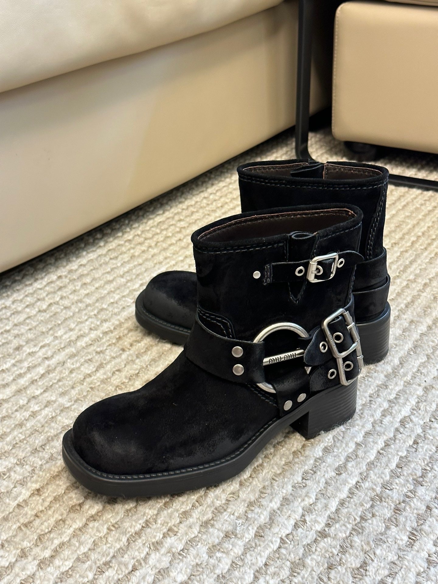 MIU M BOOTS