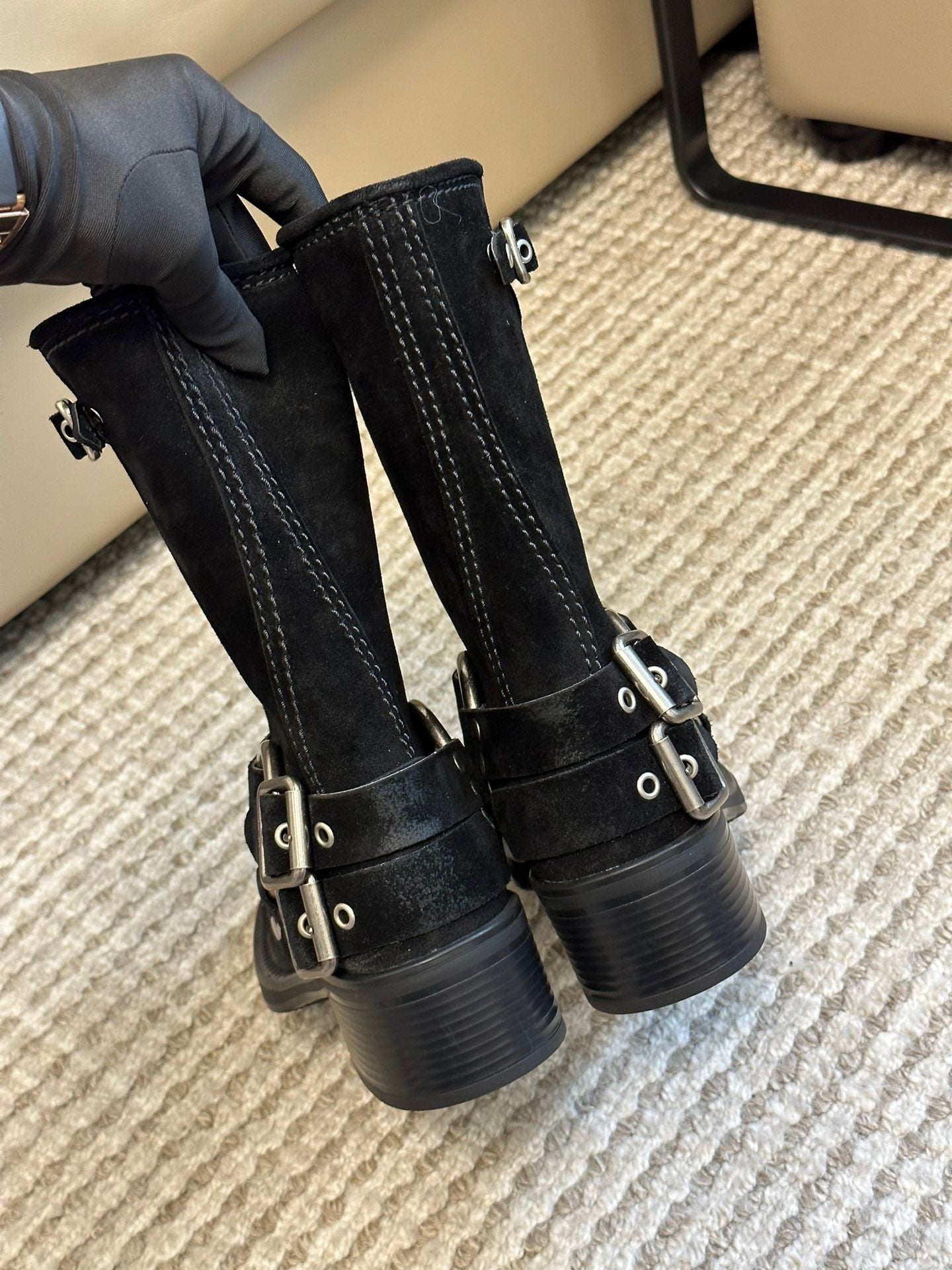 MIU M BOOTS