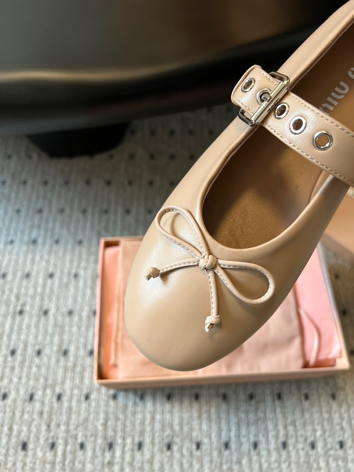 MIU M BALLERINA FLATS