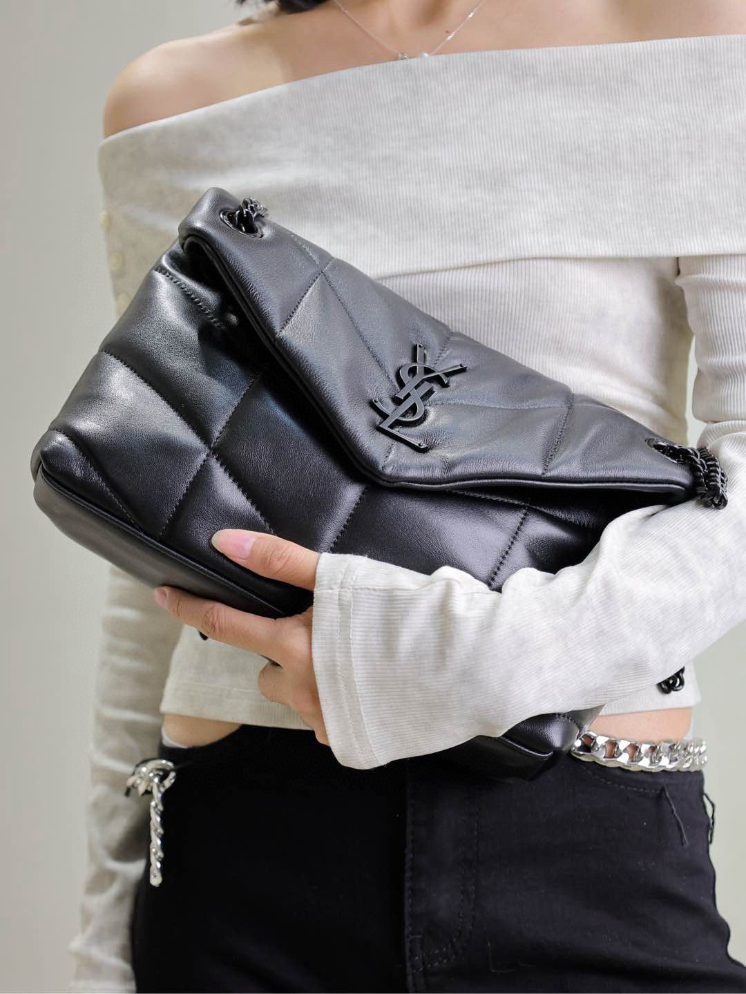 SL LOULOU PUFFER SMALL BAG