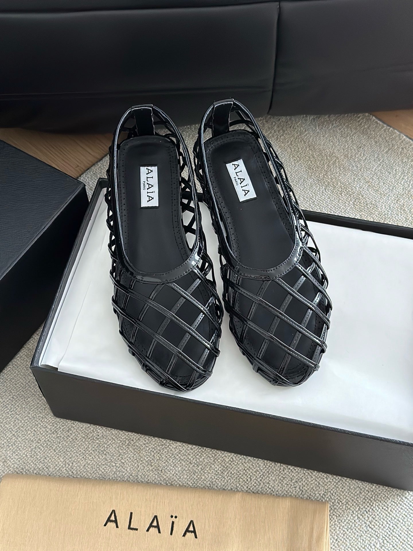 ALAIA BALLET FLATS
