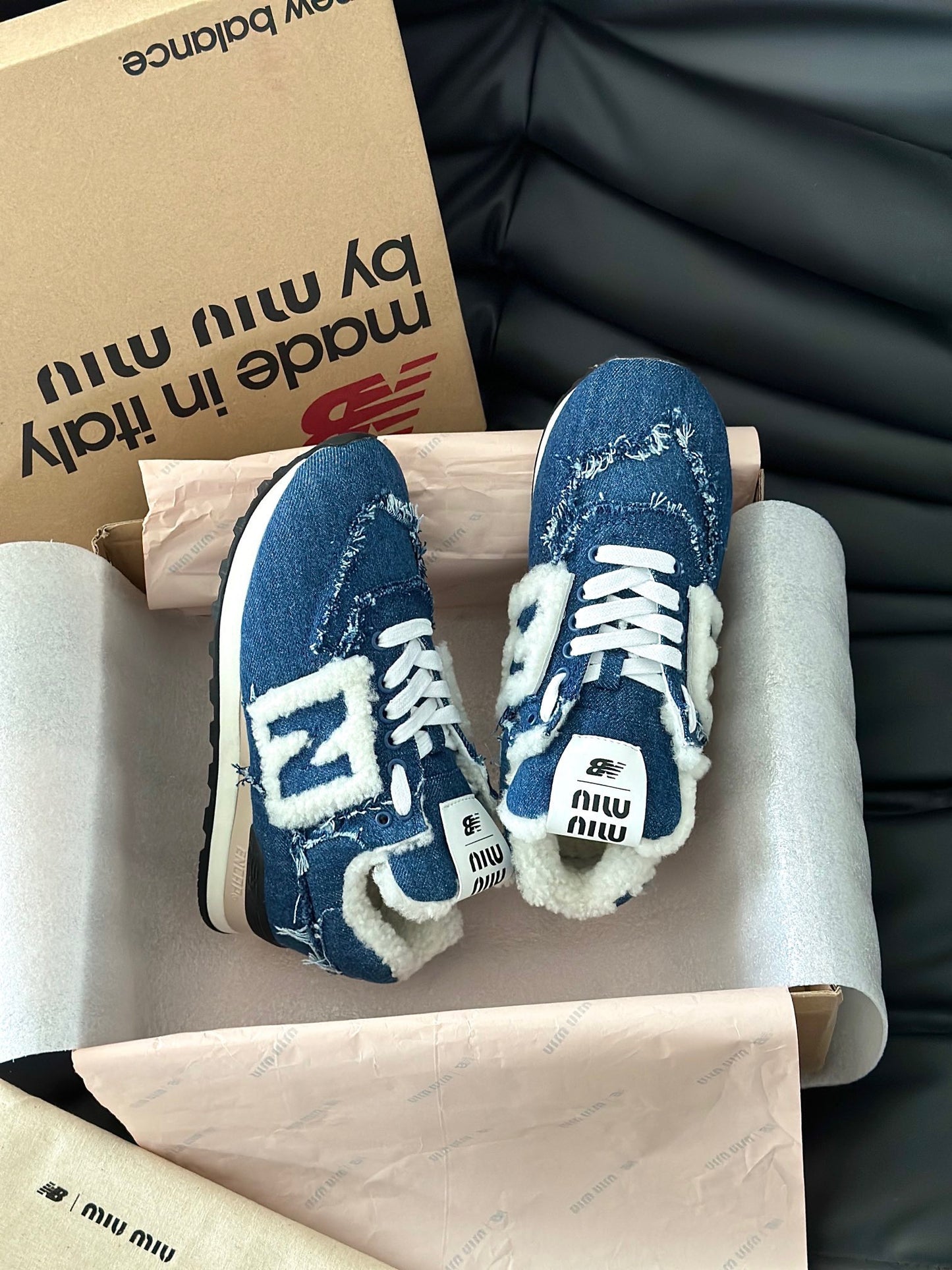 MIU M x NEW BALANCE TRAINERS