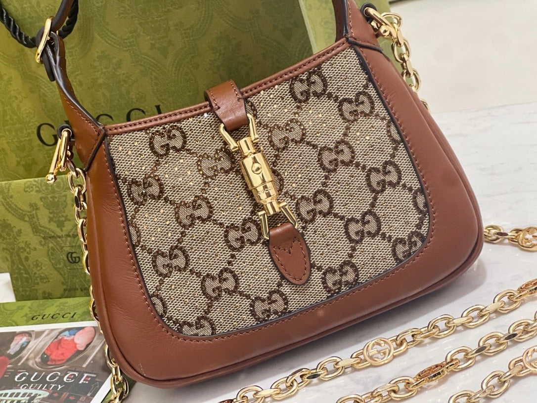 GG JACKIE 1961 CRYSTALS MINI BAG