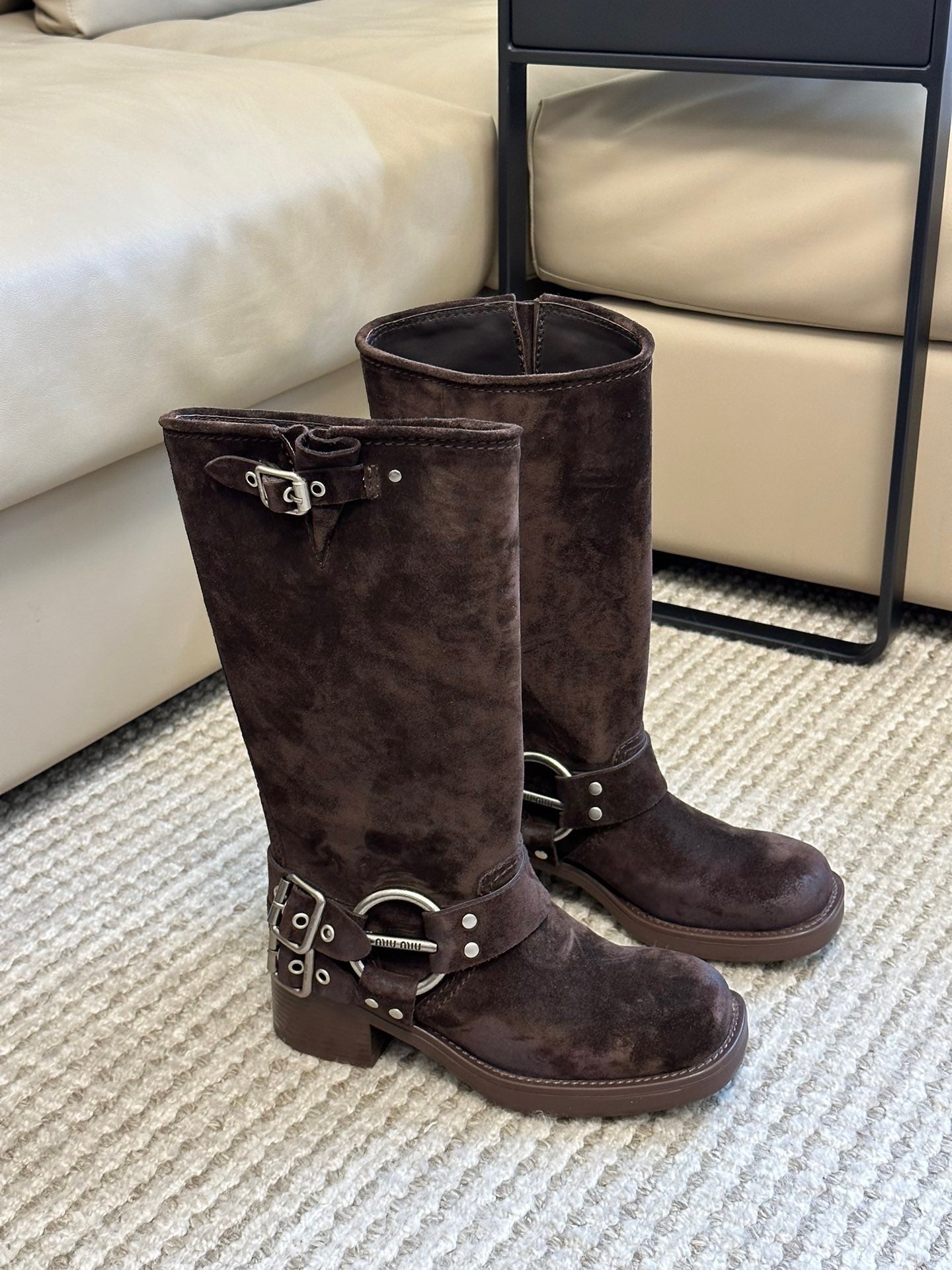 MIU M BOOTS